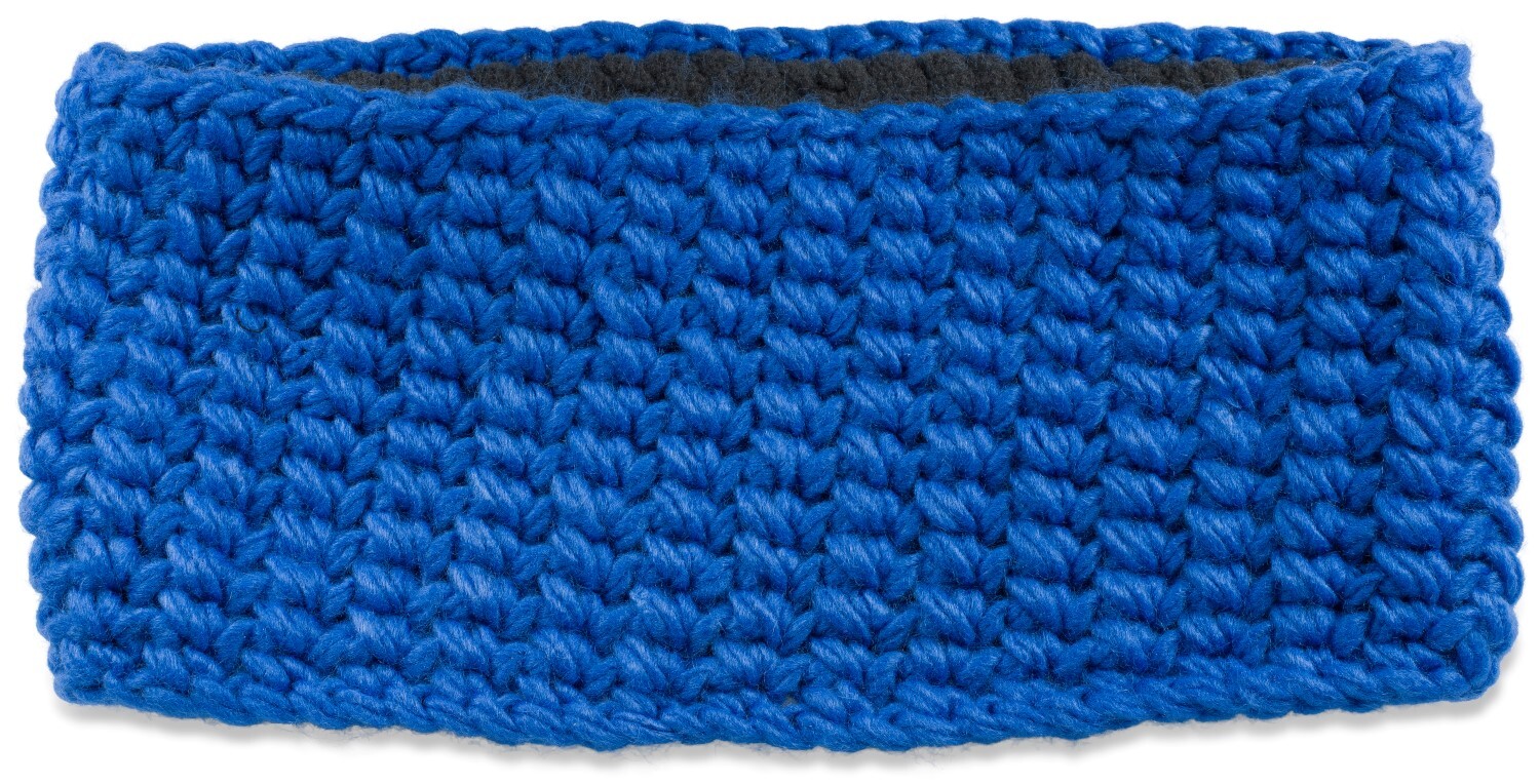 styleBREAKER Stirnband "Breites Grob Gehäkeltes Stirnband Einfarbig" 1 Stk.