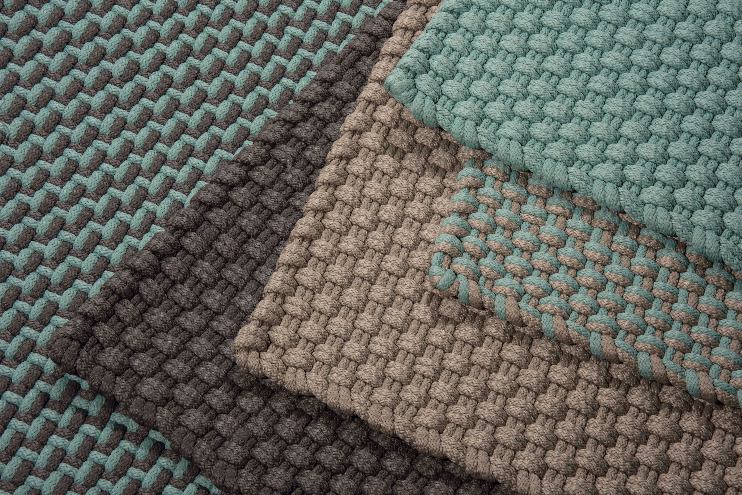 PAD Fußmatte »SCOR« rechteckig 21 mm Höhe Schmutzfangmatte, handgewebt, Uni Farben, In- und Outdoor geeignet