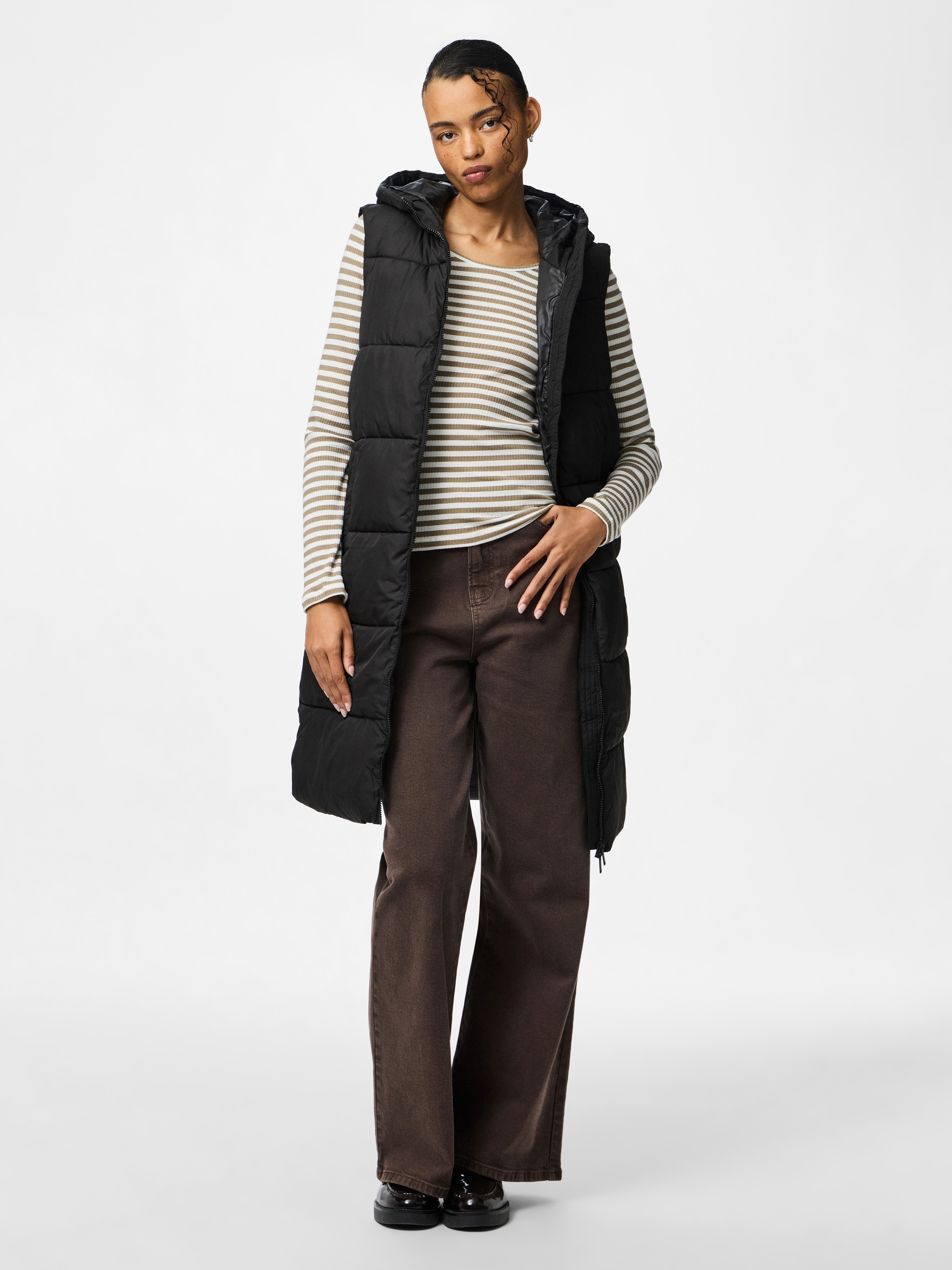 pieces Steppweste »PCBEE NEW LONG PUFFER VEST NOOS BC«