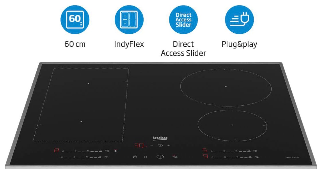 BEKO Flex-Induktions-Kochfeld »HII 64730UFTX«, HII 64730 UFTX