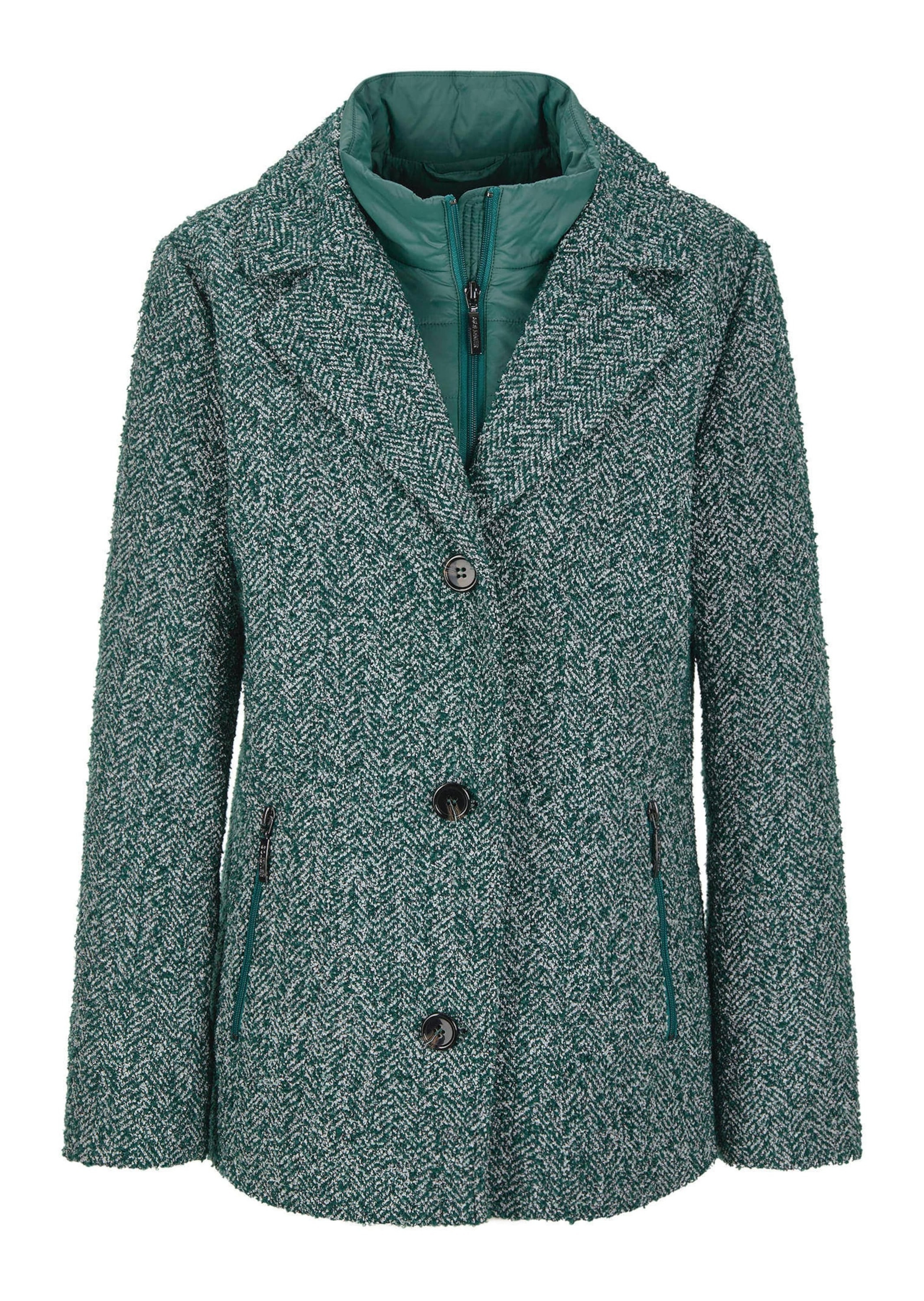 GOLDNER Kurzjacke "Kurzgröße Moderne Wolljacke mit Steppeinsatz" Mit Steppe günstig online kaufen