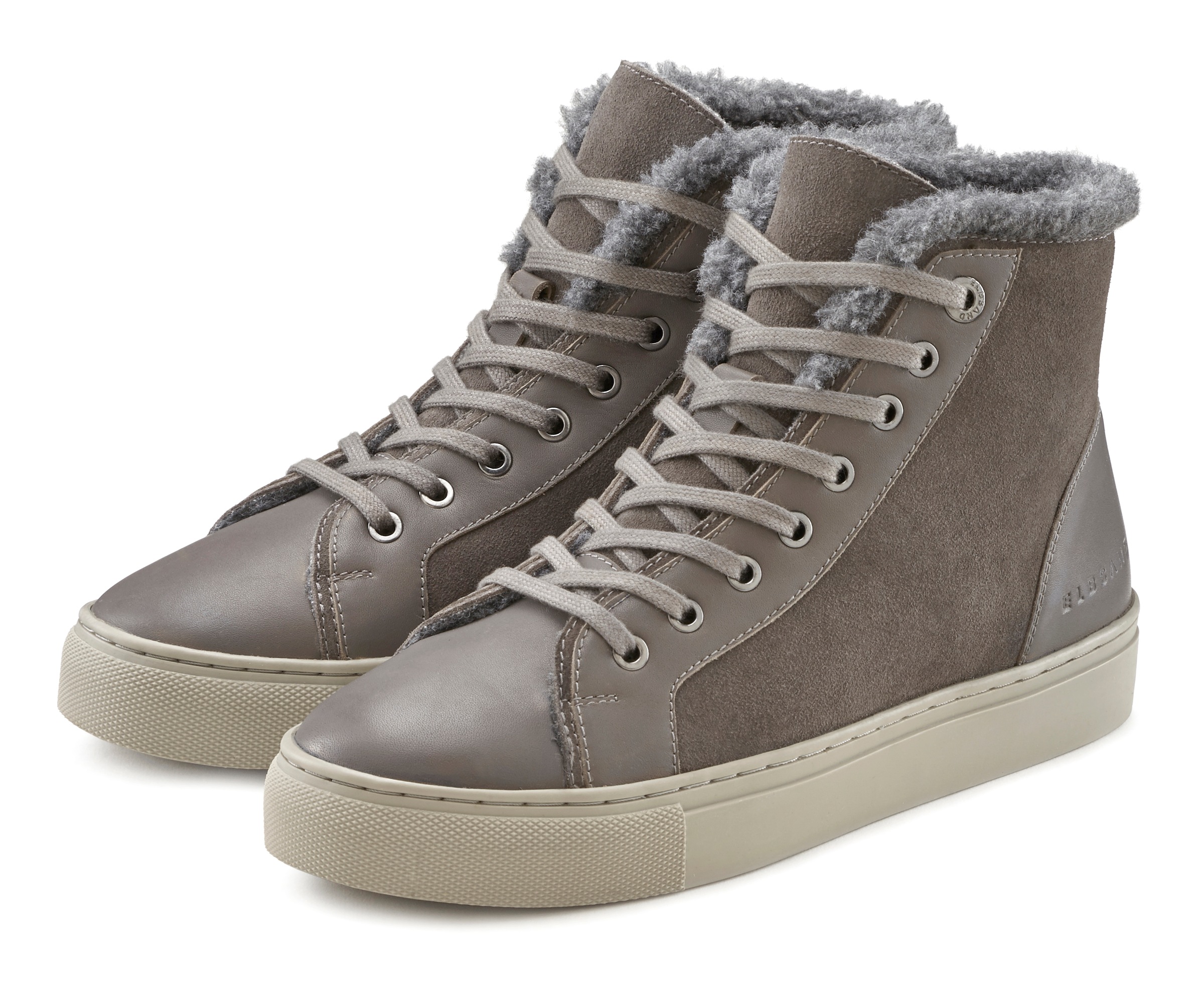 elbsand -  Schnürboots, Stiefelette aus Leder