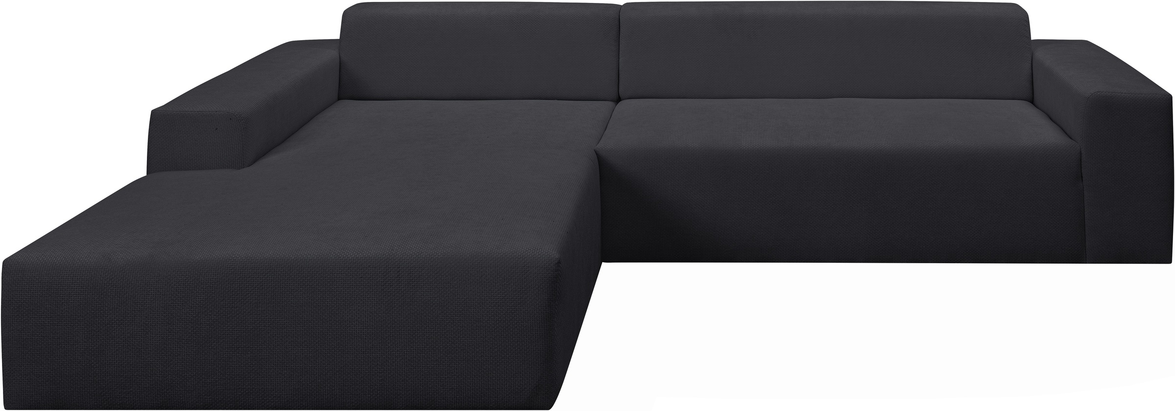 WERK2 Ecksofa »Zeus-XL, Mega-Sofa mit großer Sitztiefe, Stellmaße 311cm x 210cm«, Curvy Trend Garnitur mit urbaner Optik, bequem, Big-Sofa, L-Form