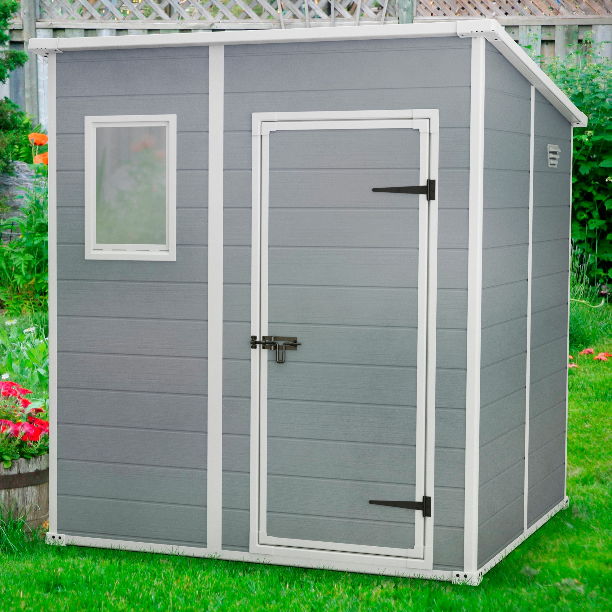 Keter Kunststoffhaus Manor Pent 6x6 Bxtxh 184x183x201 Cm Kaufen Baur