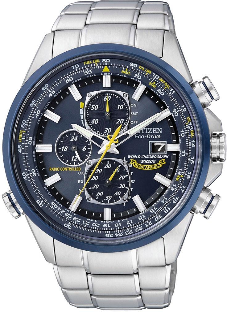 Funkchronograph »Promaster Blue Angel, AT8020-54L«, Armbanduhr, Herrenuhr, Solar,...