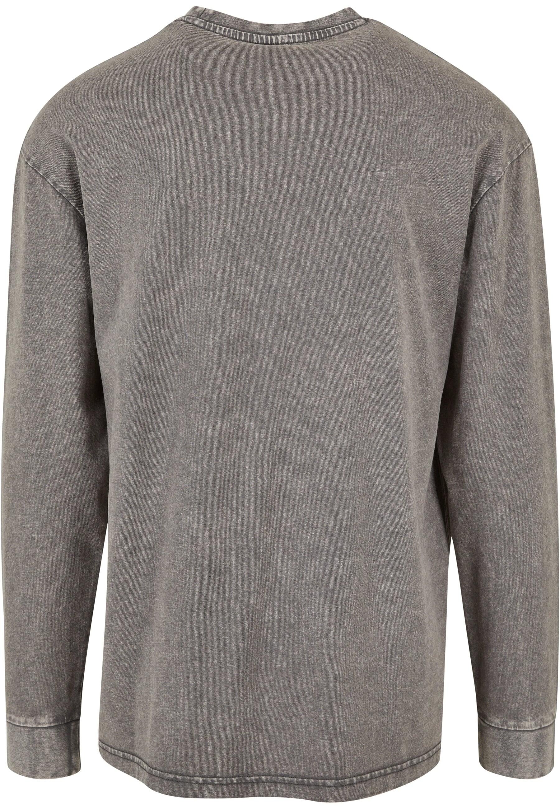 URBAN CLASSICS Longsleeve »Urban Classics Herren Heavy Boxy Acid Wash Longsleeve«, (1 tlg.)