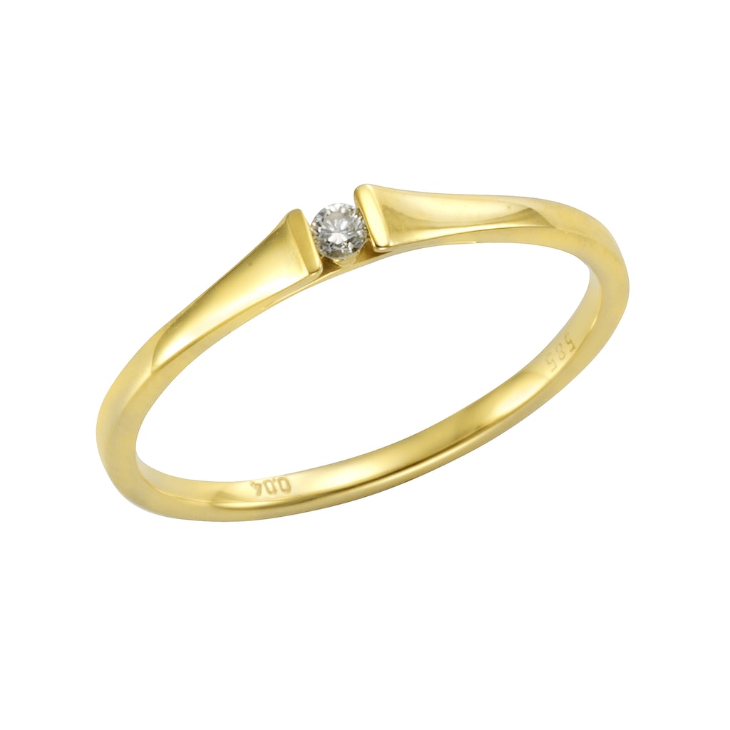 Orolino Fingerring »585 Gold Brillant 0,04ct.«