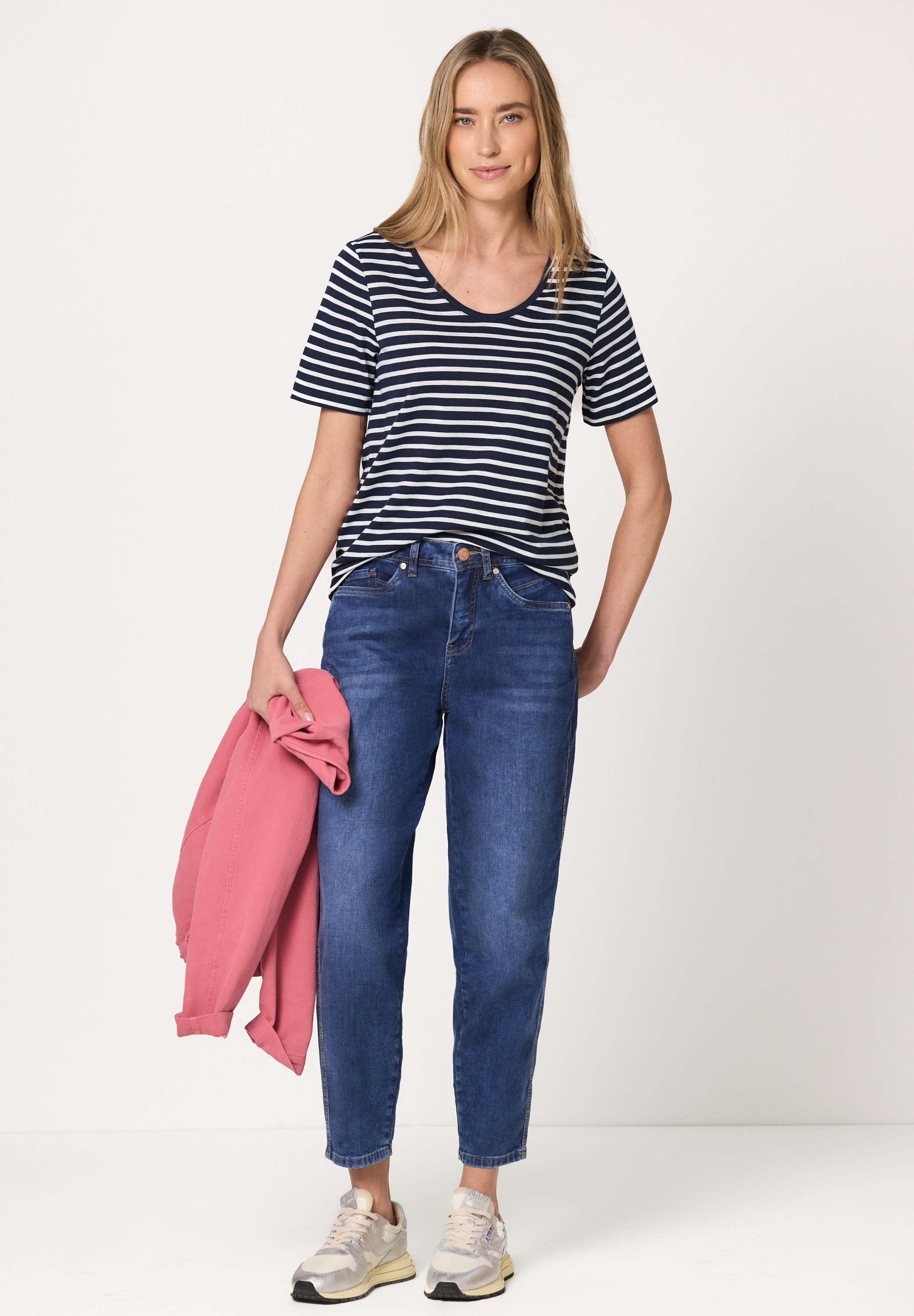 STREET ONE V-Shirt mit V-Ausschnitt