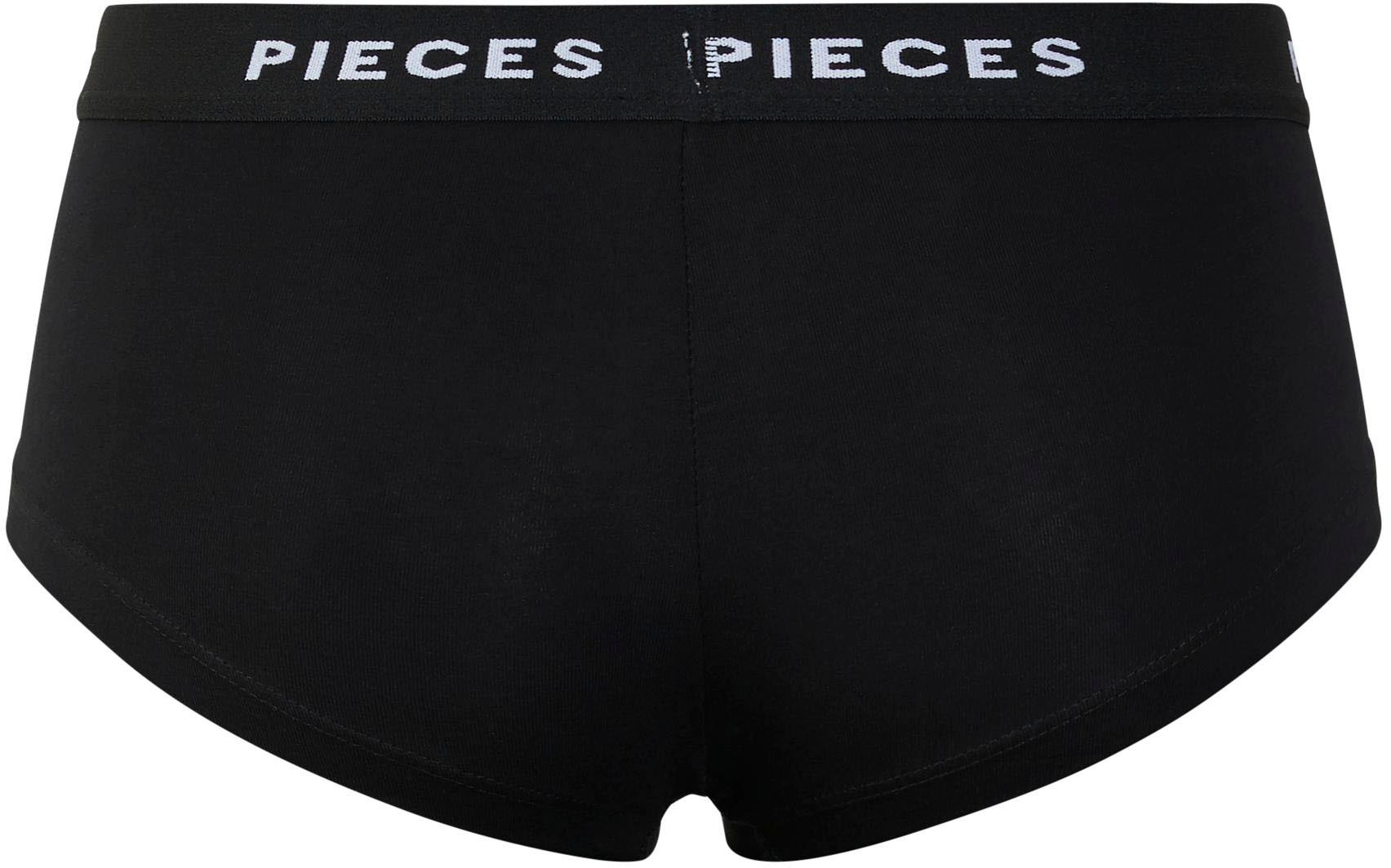 pieces Hipster "PCLOGO LADY 4 PACK SOLID NOOS BC" Packung, 4er-Pack, 4 Stk. günstig online kaufen