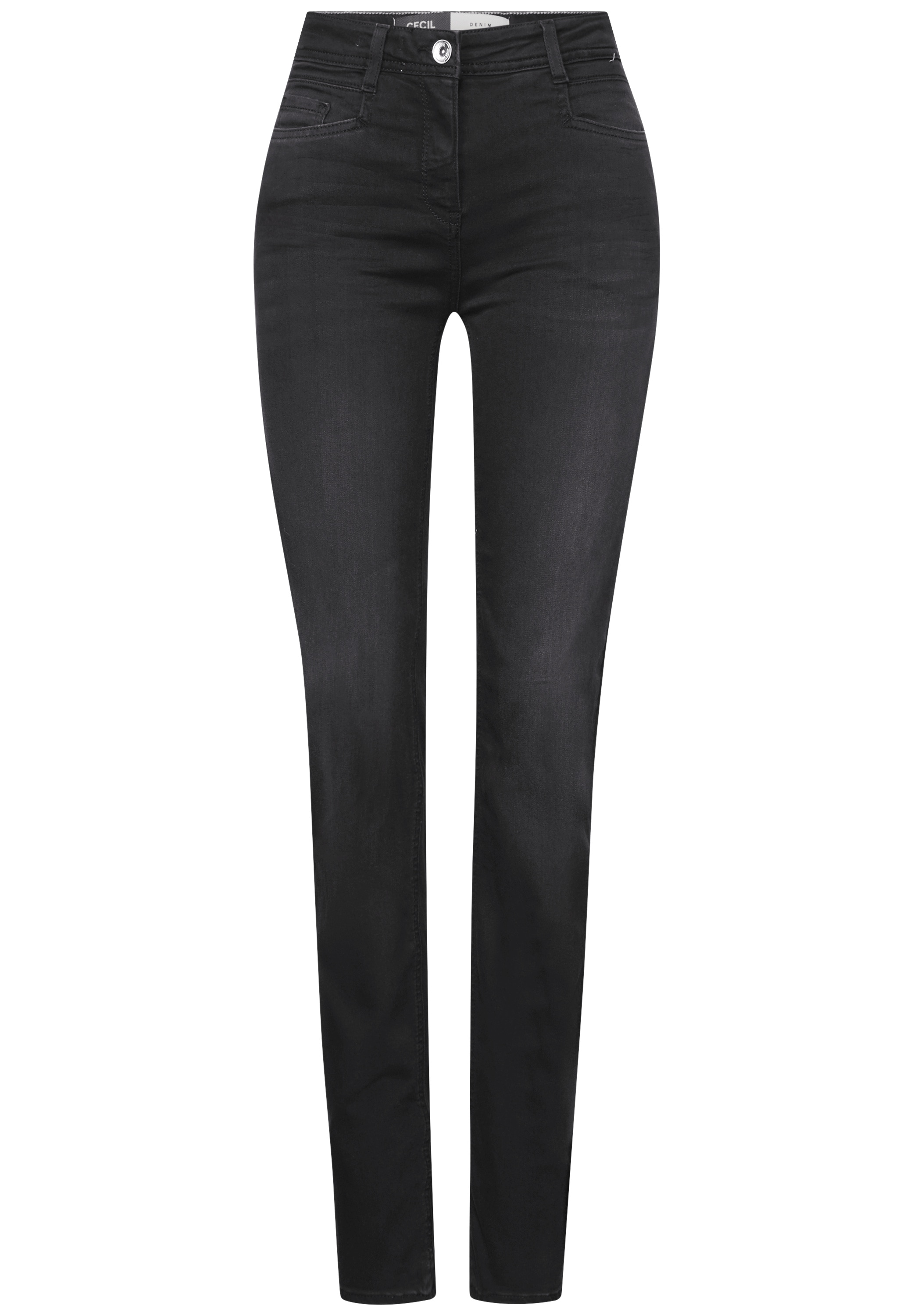 Cecil Slim-fit-Jeans, High Waist