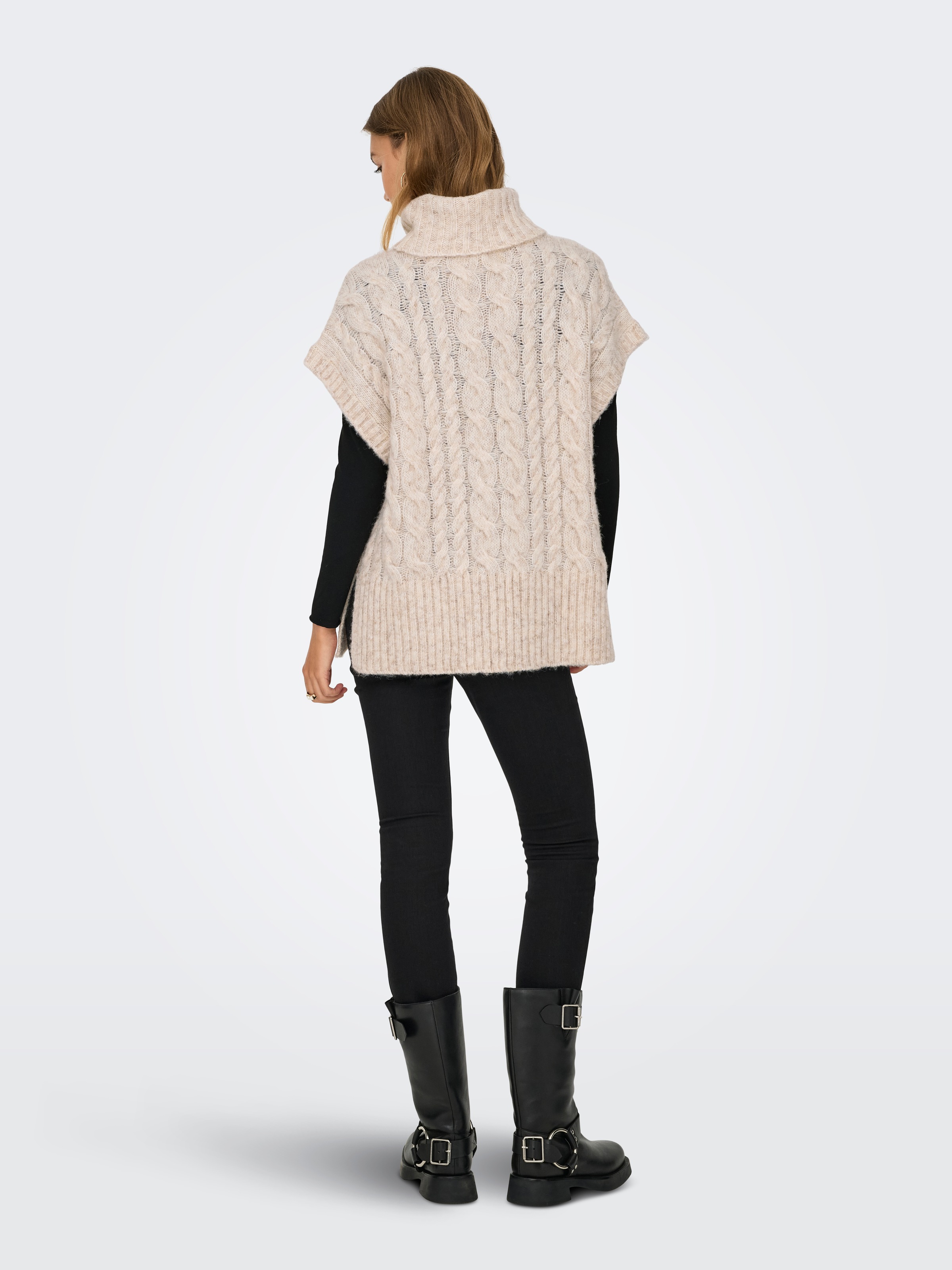 ONLY Strickpullover »ONLIDA LIFE SL ROLLNECK VEST CC KNT«