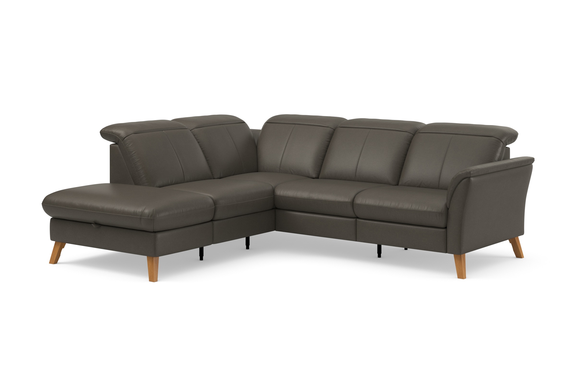 Thumbnail - sit&more Ecksofa "Romero L-Form" wahlweise mit oder ohne TV-Funktion, Bettfunktion, Bettkasten