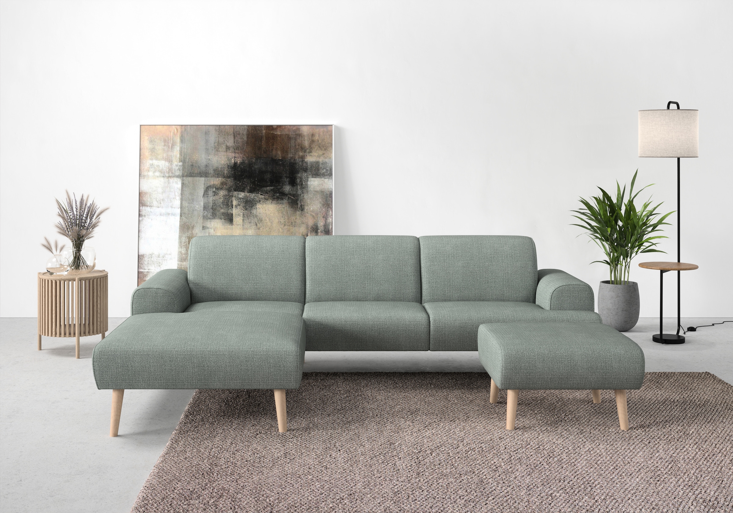 andas Polsterhocker »Swift«, passend zur Serie "Swift", B/T/H: 75/68/44 cm