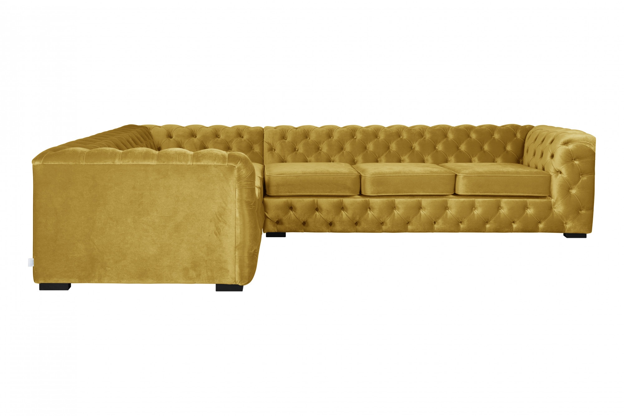 Guido Maria Kretschmer Home&Living Chesterfield-Sofa »KALINA L-Form«, hochwertig Chesterfield-Ausführung
