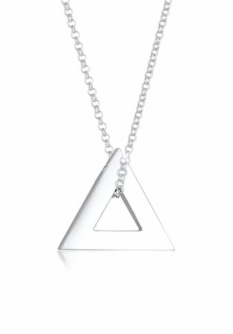 Kuzzoi Silberkette »Herren Erbskette Dreieck Triangle 925 Silber« kaufen