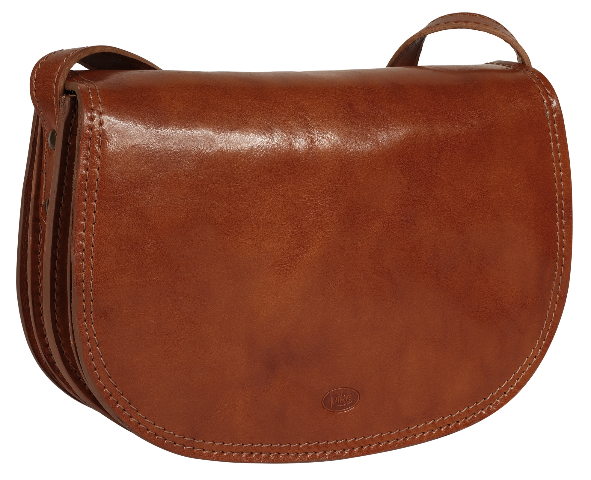Piké Umhängetasche, echt Leder, Made in Italy