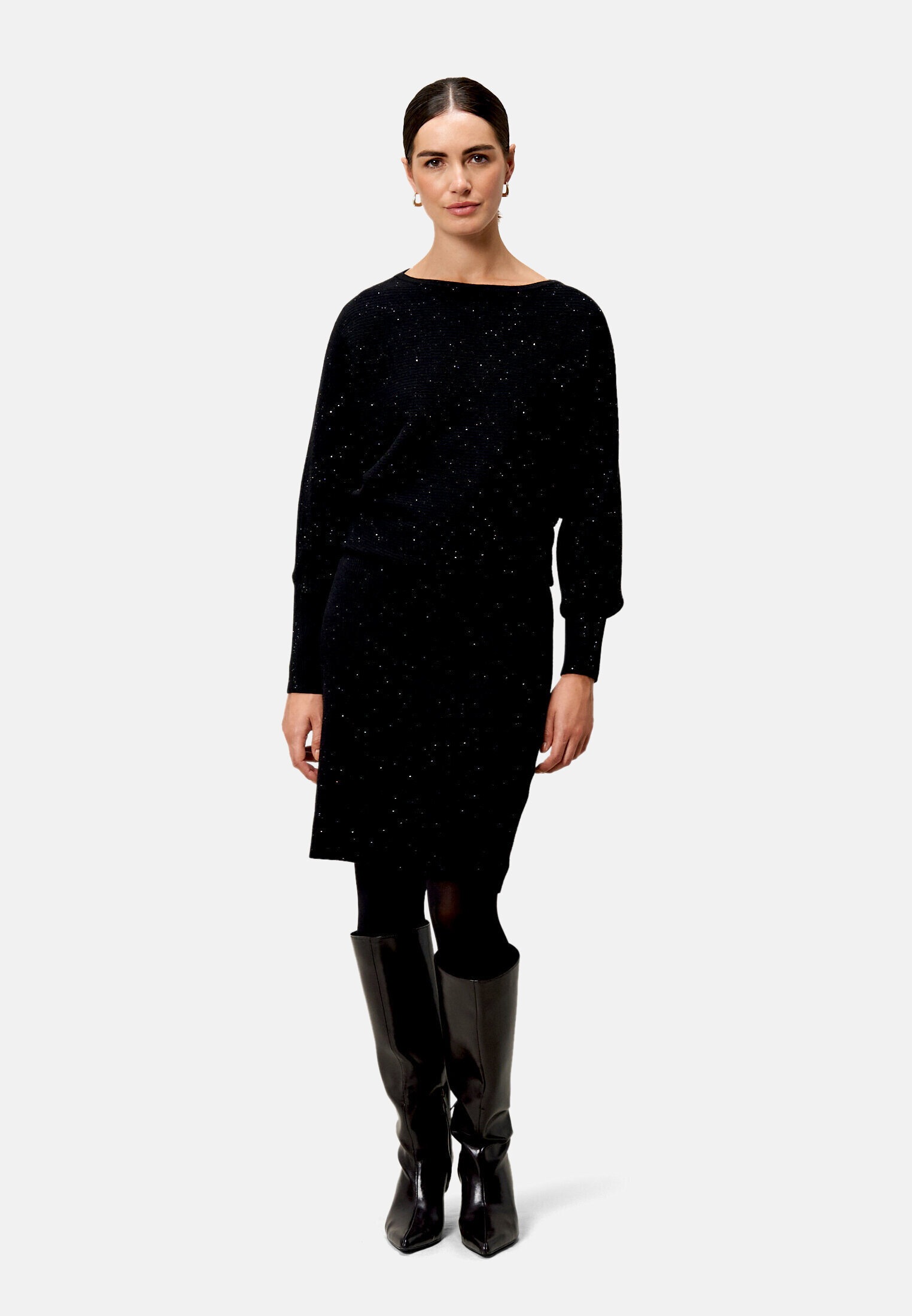 Zero Strickkleid »Damen mit Pailletten« Ohne Tasche Pailletten
