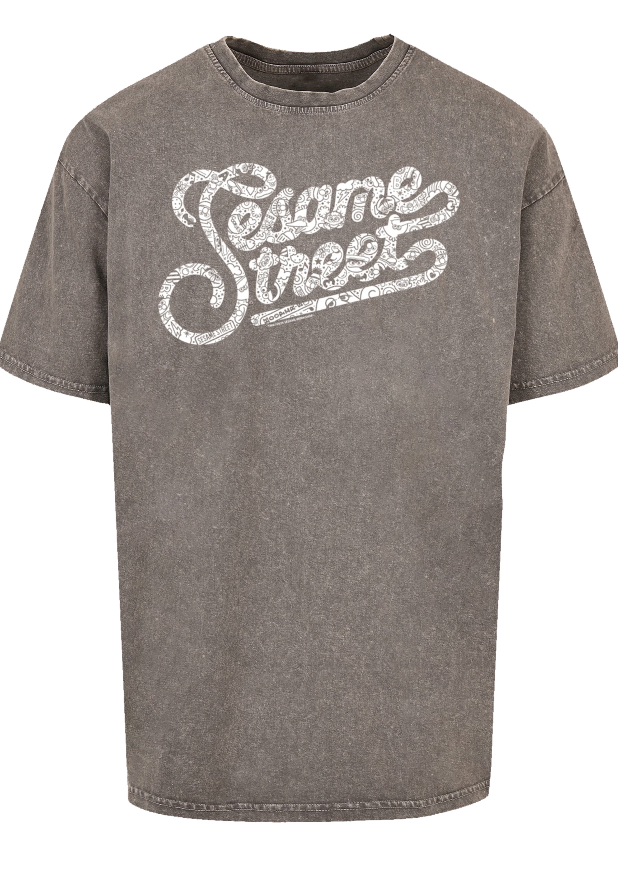 F4NT4STIC T-Shirt "Sesamstraße Lettering", Premium Qualität, Weihnachts-Kol günstig online kaufen