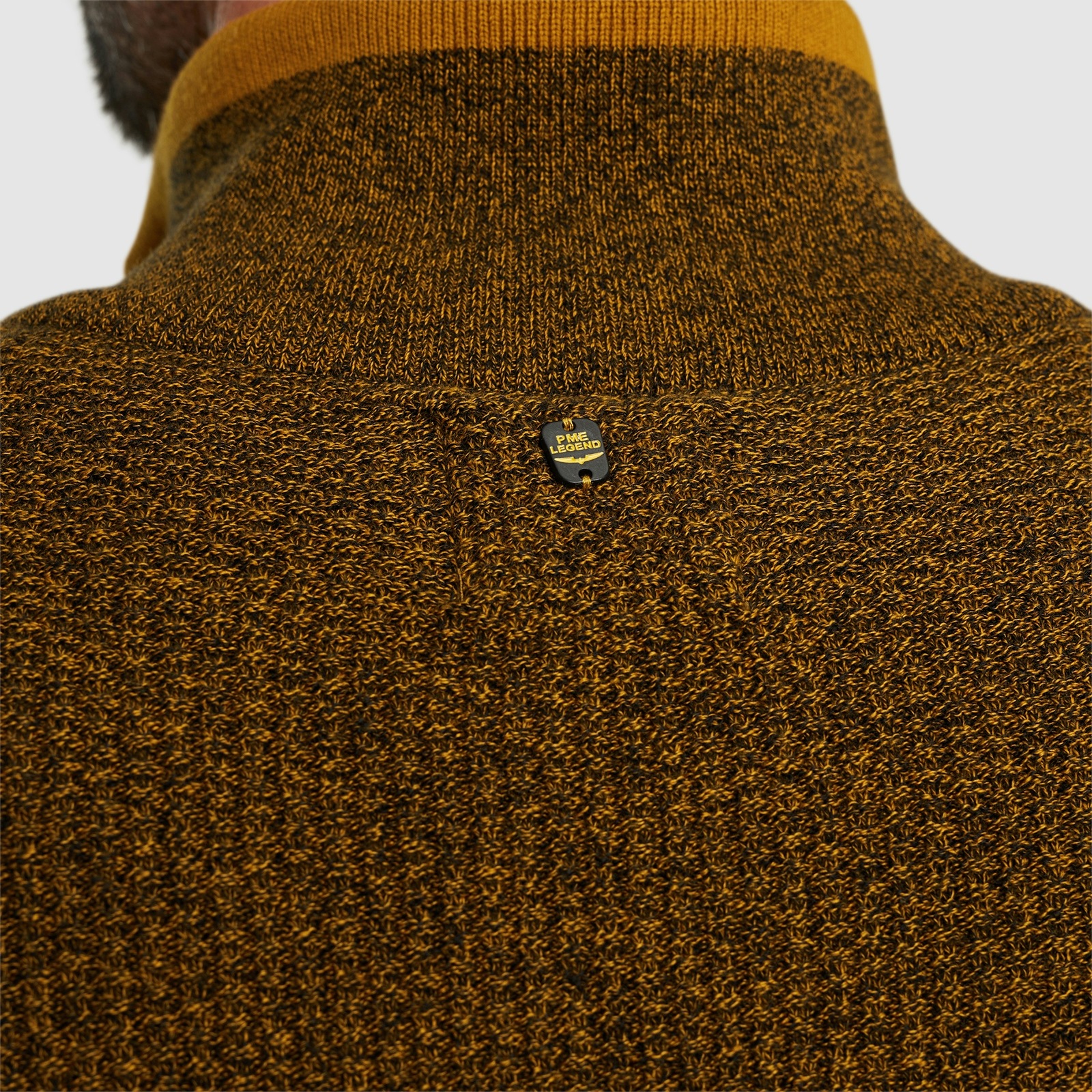 PME LEGEND Troyer »Half zip collar cotton mouline«, mit Logostickerei