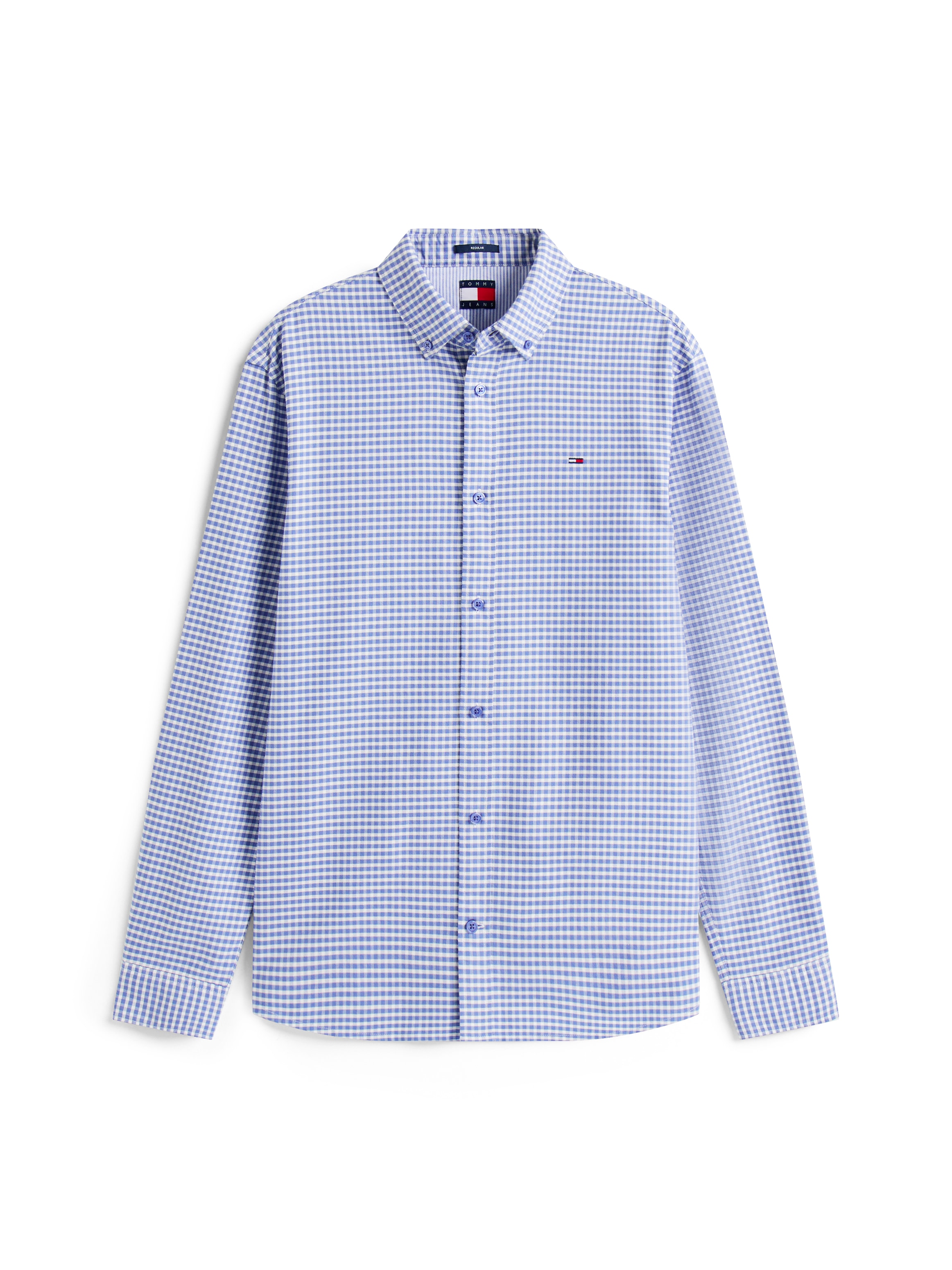 Tommy Jeans Langarmhemd »TJM OXFORD CHECK«, regular fit, Karohemd, Button-down-Kragen