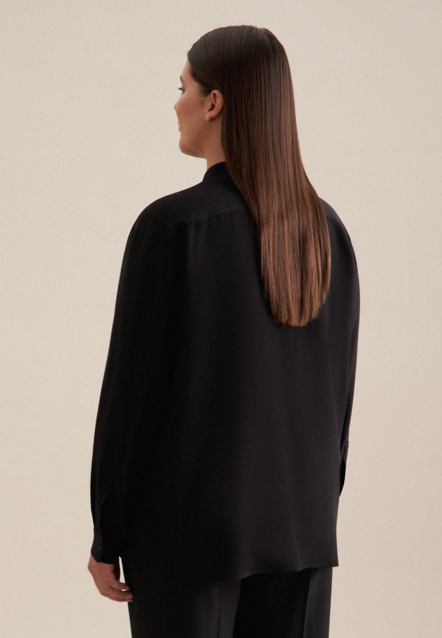 seidensticker Klassische Bluse »Schwarze Rose«, Tunika Uni