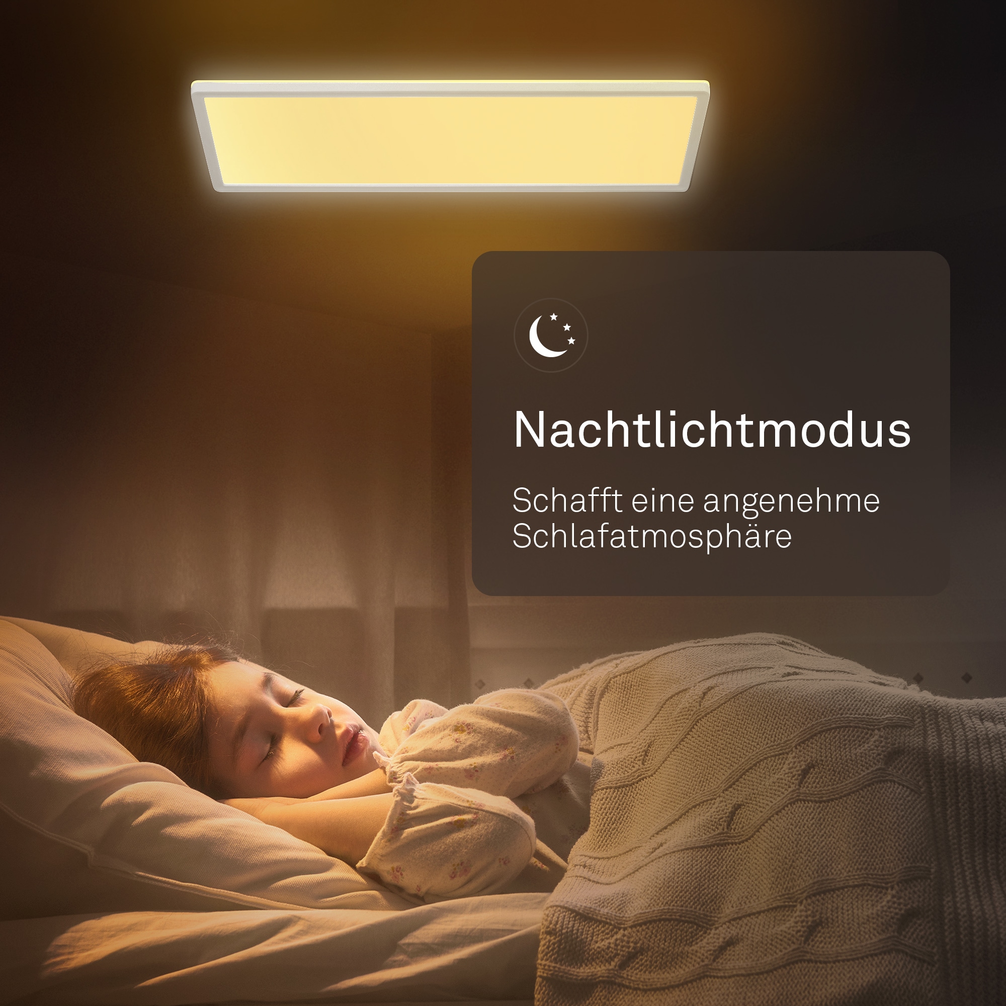 B.K.Licht LED Panel »SHALLOW« LED-Board 1 Stk. Neutralweiß 58x20x3 cm, Badlampe, Badezimmer, Küche, Wohnzimmer