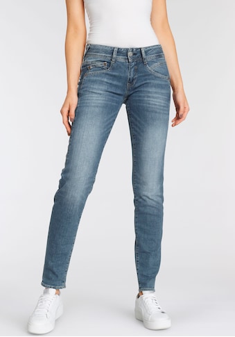 Herrlicher Slim-fit-Jeans »GINA RECYCLED DENIM«, mit seitlichem Keileinsatz kaufen