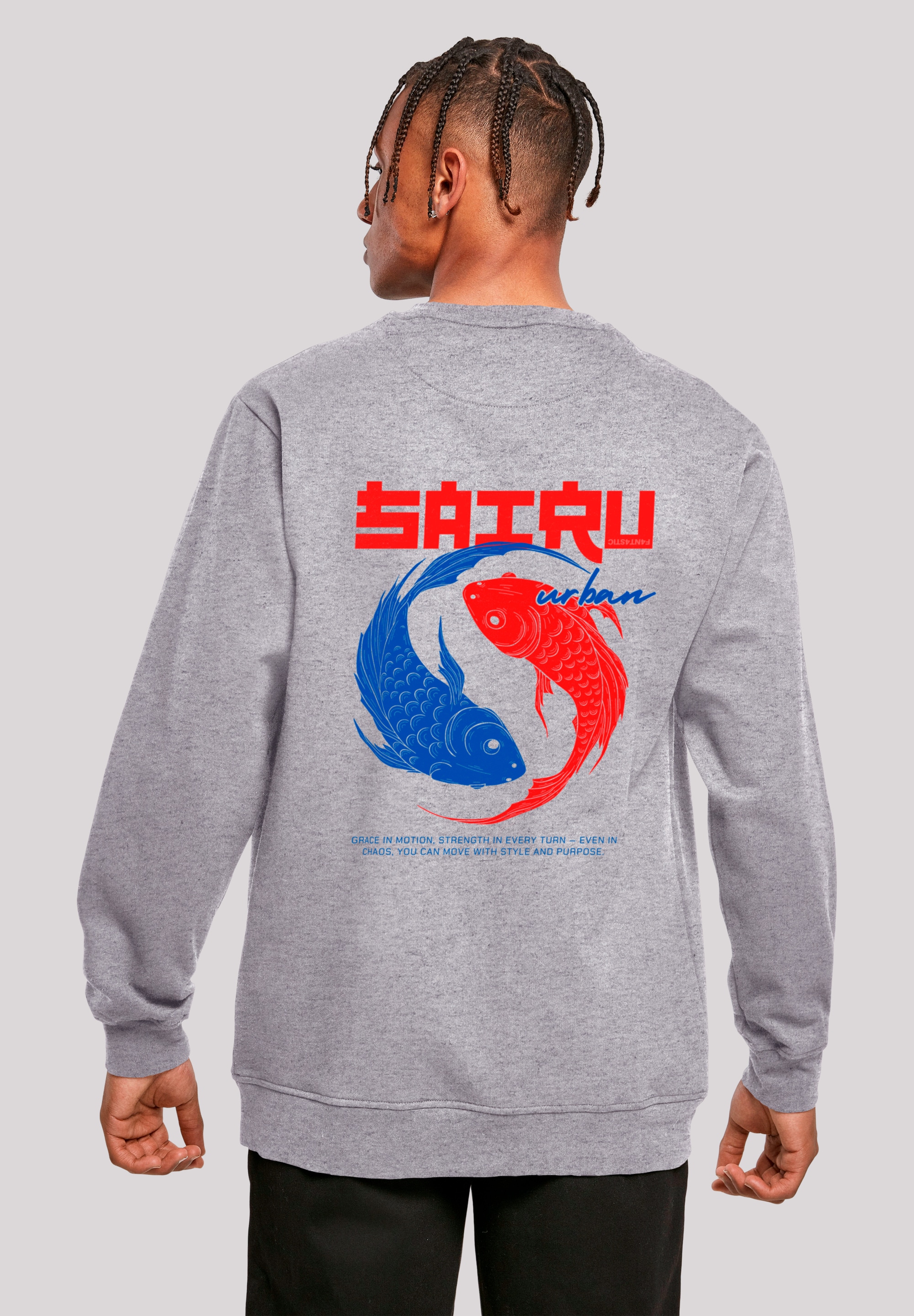 F4NT4STIC Sweatshirt »Koi Fish Japan Streetstyle«, Japan Streetwear Styles
