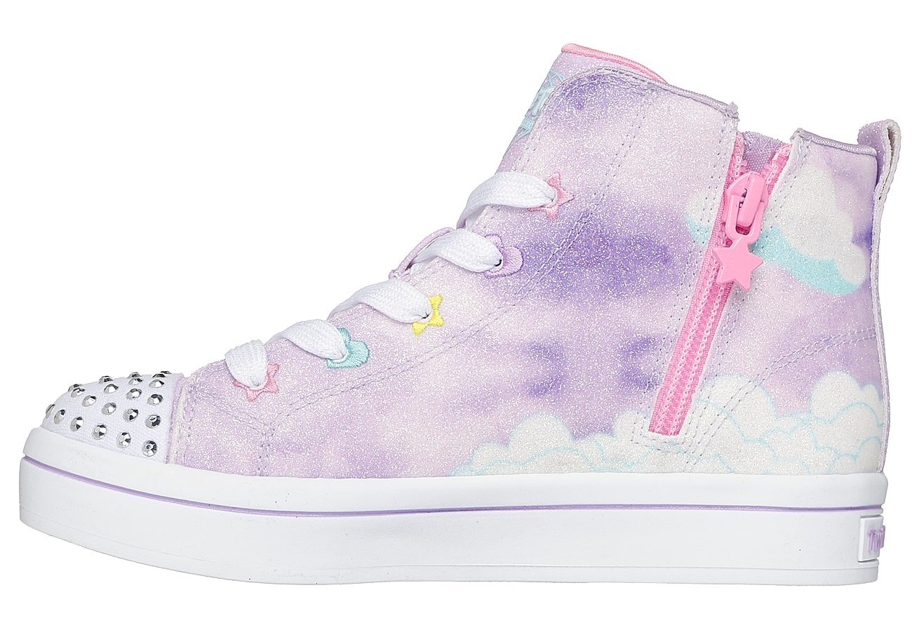 Skechers Sneaker »TWI-LITES 2.0«, Blinkschuh mit Einhorn und Glitzer, Größenschablone zum Download