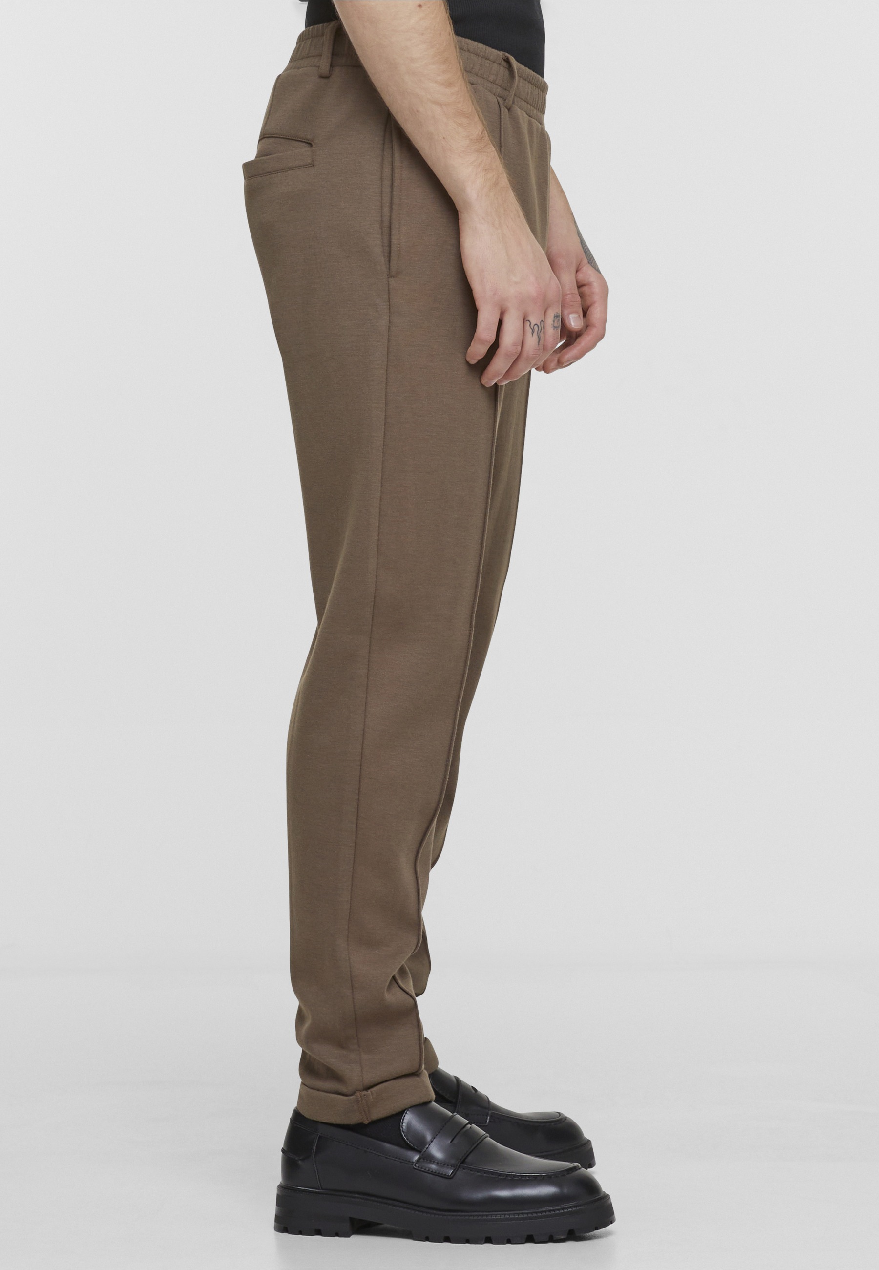 URBAN CLASSICS Chinos »Urban Classics Cropped Interlock Jogg Chino«