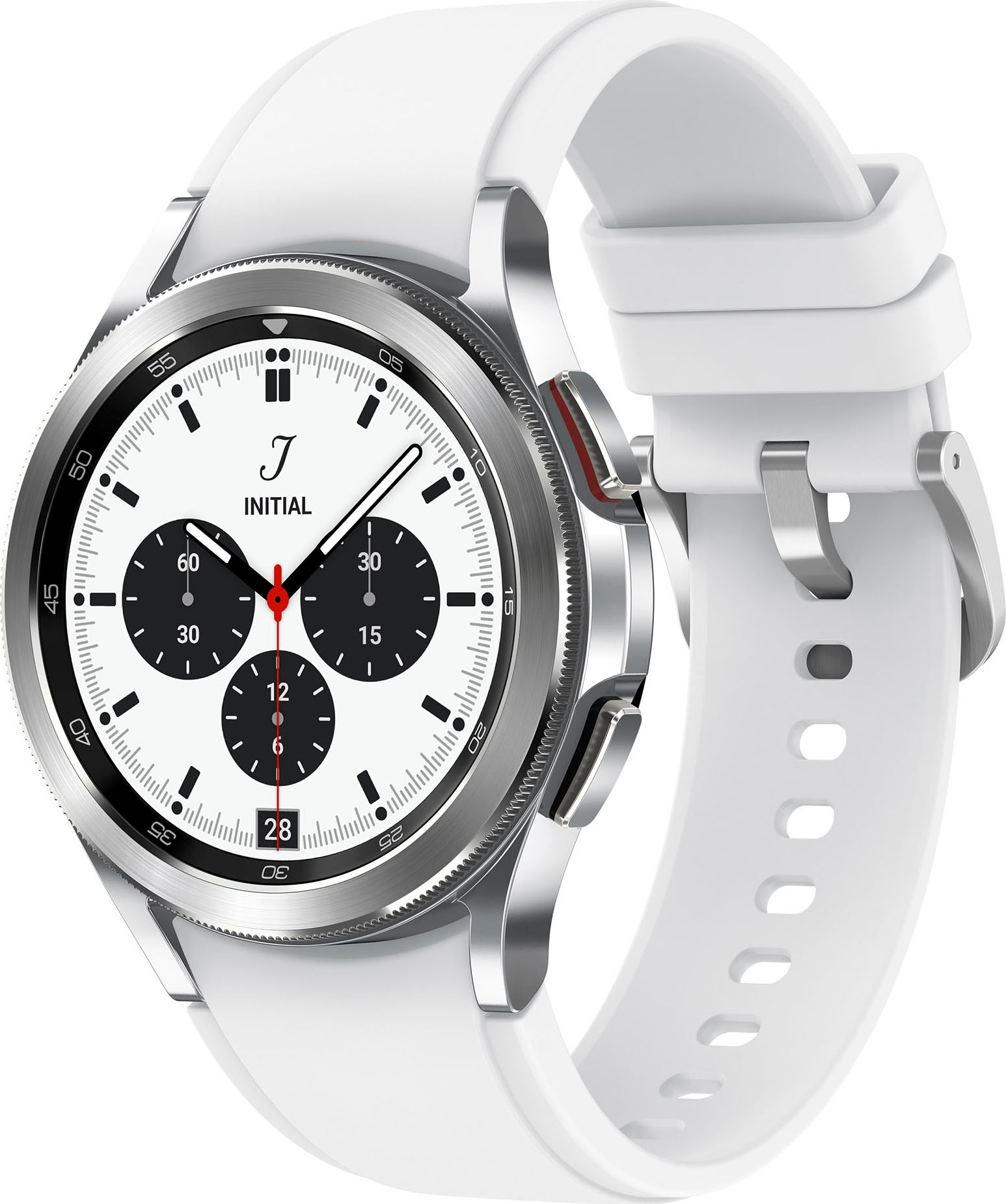 Samsung Smartwatch »Galaxy Watch 4 classic-42mm BT«, (Wear OS by Google Fitness Uhr, Fitness Tracker, Gesundheitsfunktionen)
