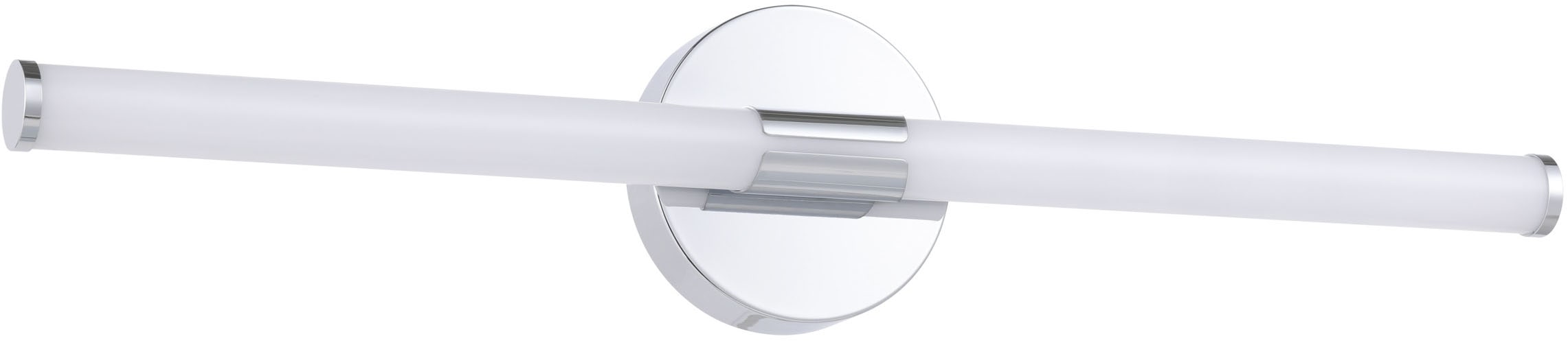 EGLO Spiegelleuchte "RAMOLA Spiegellampe - Stahl - LED - 11W - IP44", 1, H: 12cm, 1 Stk.chrom, Badezimmer, Leuchten, Wandlampe, Badezimmerlampe, Bad,