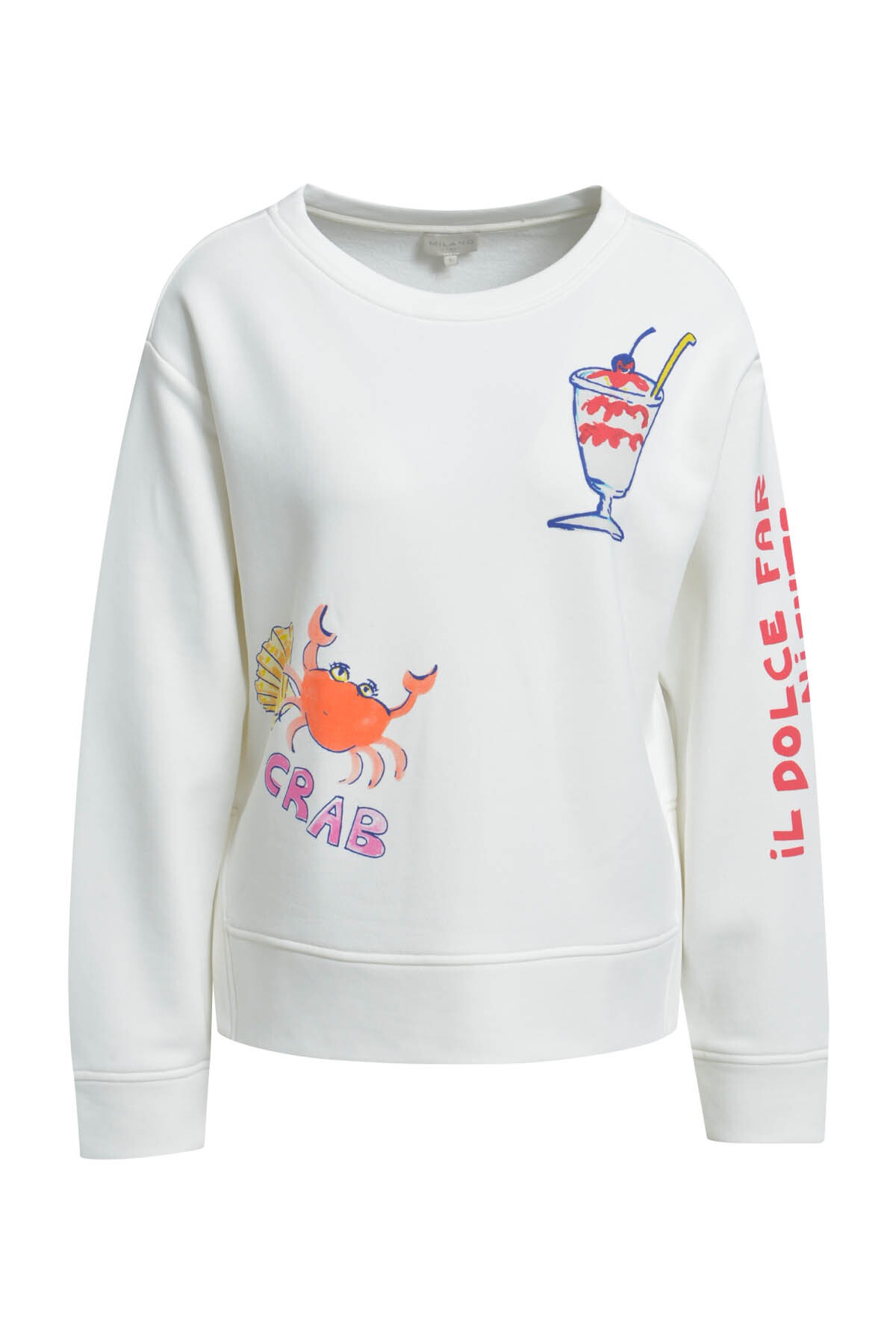 Milano Italy Sweater , mit Seitenschlitze
