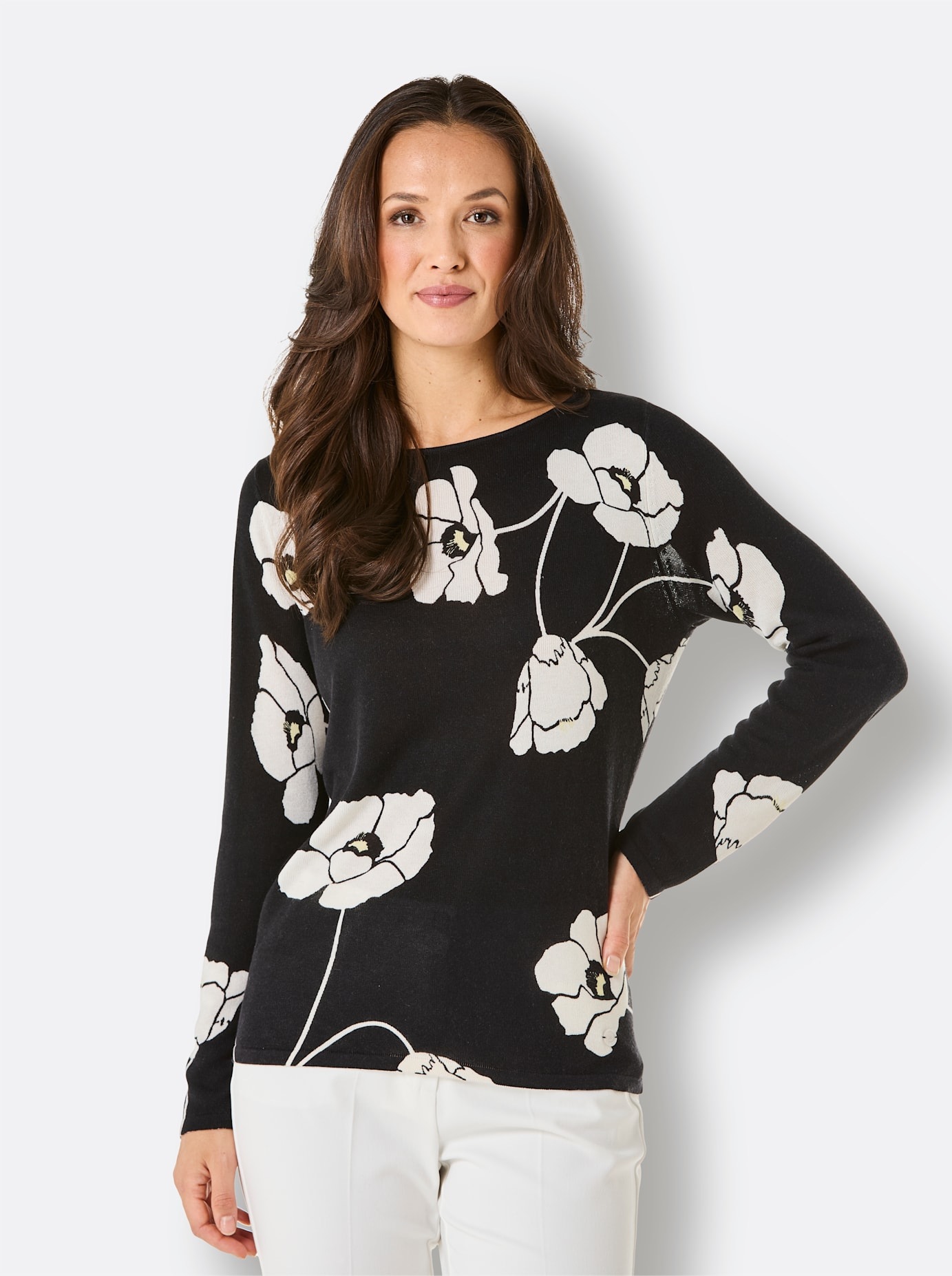 Thumbnail - CREATION L PREMIUM Strickpullover "Seiden-Kaschmir-Pullover"