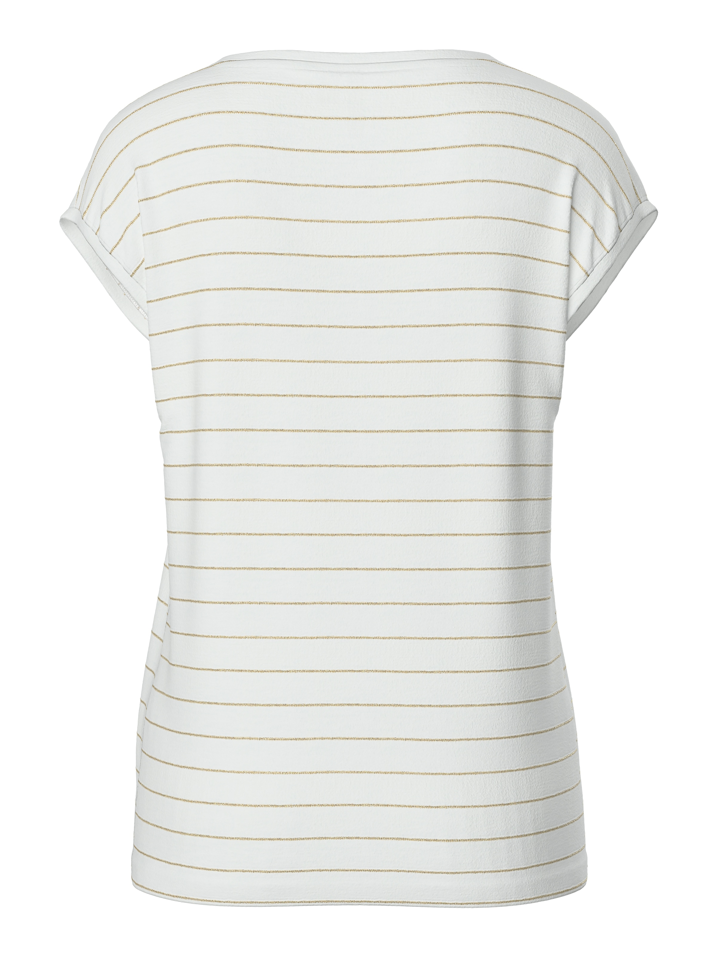 pieces T-Shirt »PC BILLO«, mit Glitzerstreifen
