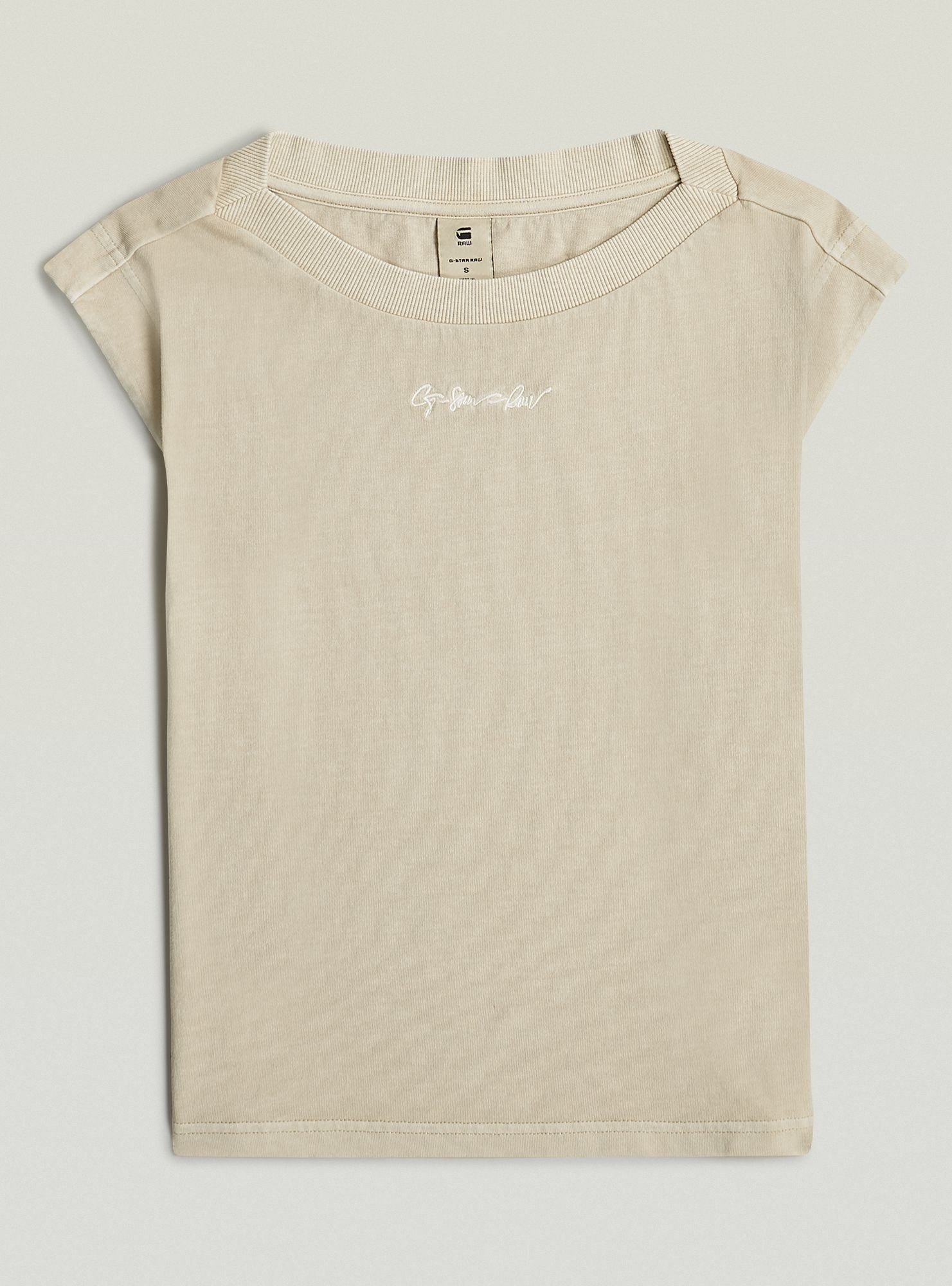 G-STAR T-Shirt »Mini G-Script Logo Overdyed Top«