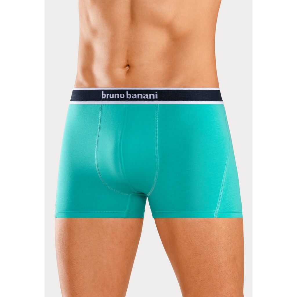 Marken Bruno Banani Bruno Banani Boxer, (4 St.) türkis + lila + blau + navy Marken Bruno Banani Bruno Banani Boxer, (4 St.) türkis + lila + blau + navy