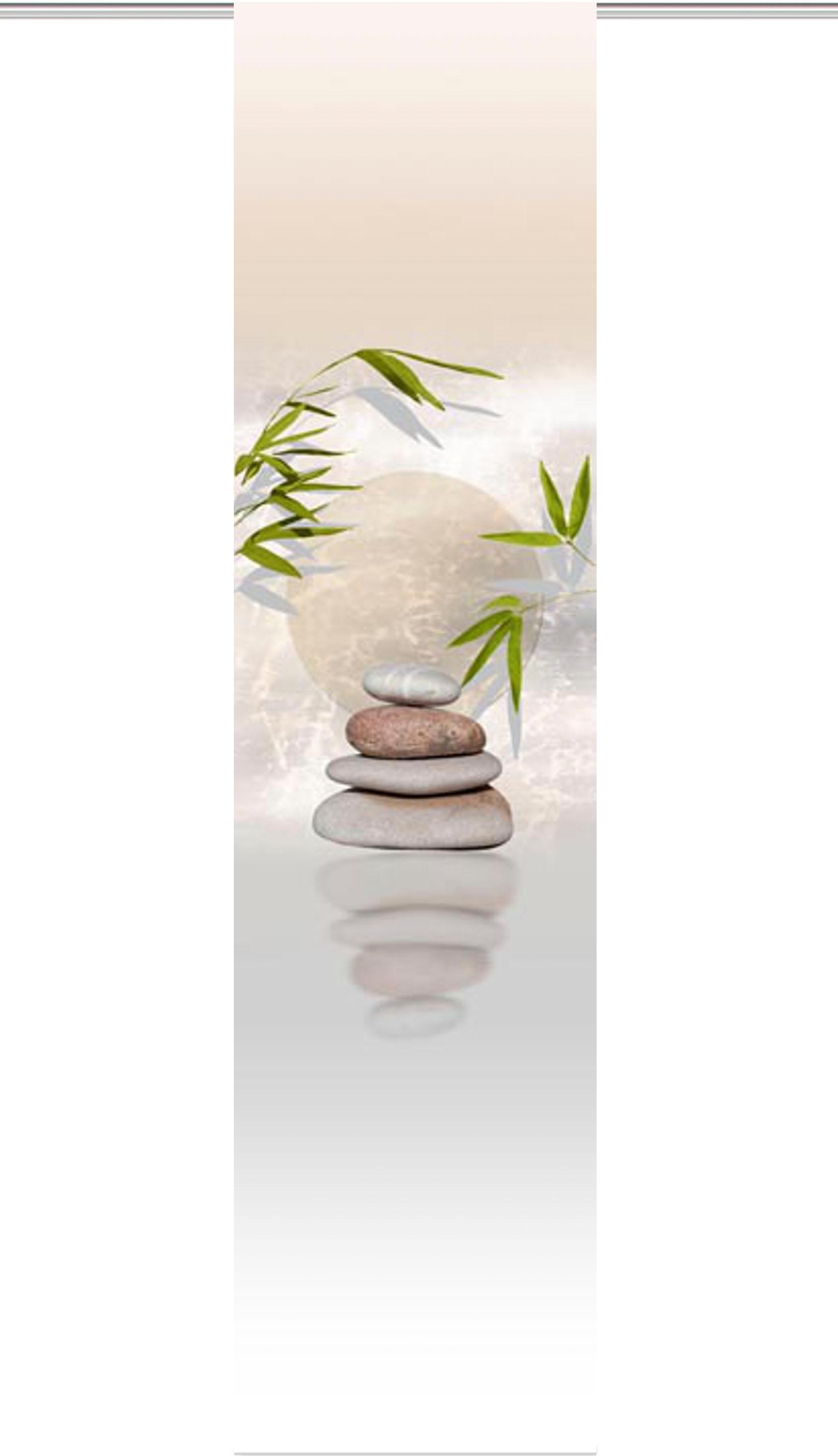 HOME WOHNIDEEN Schiebegardine "BENESSA" Klettband 1 Stk. tlg. HxB: 245x60 günstig online kaufen