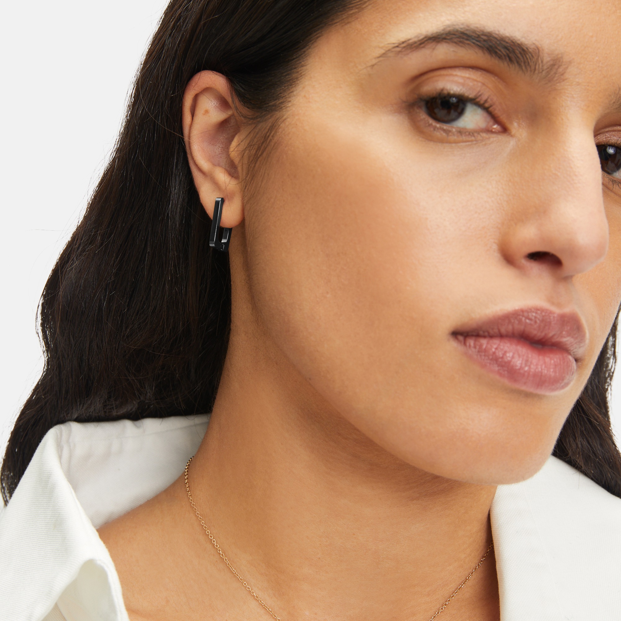 Liebeskind Berlin Paar Creolen »Schmuck Geschenk Edelstahl Ohrringe Mini Link, LJ-1469-E-25«, Einhänger abnehmbar