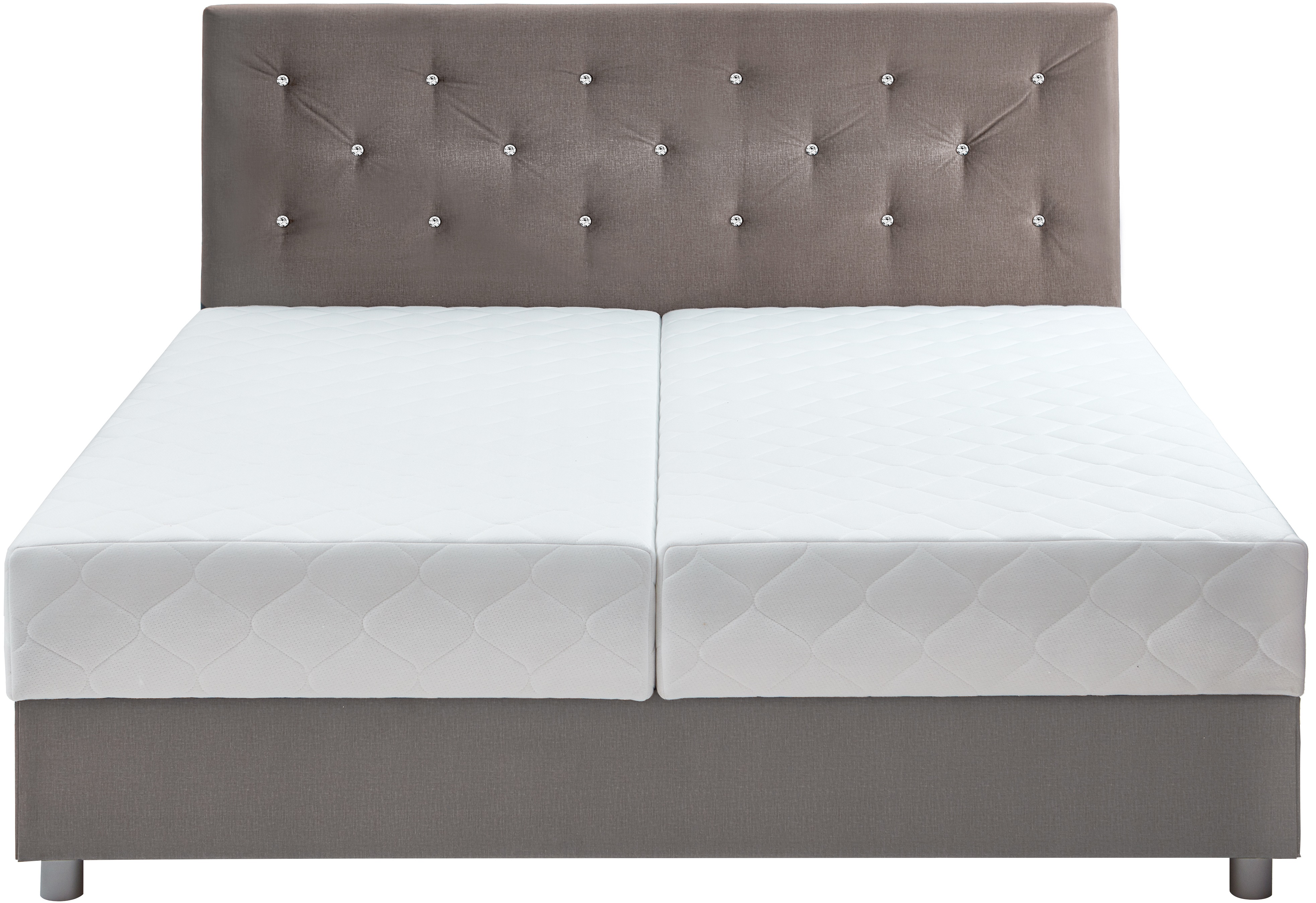 Thumbnail - ATLANTIC home collection Boxbett "CELIA im hochwertiger Samtoptik", mit Taschen-Federkernmatratze, Bettkasten und Strass...