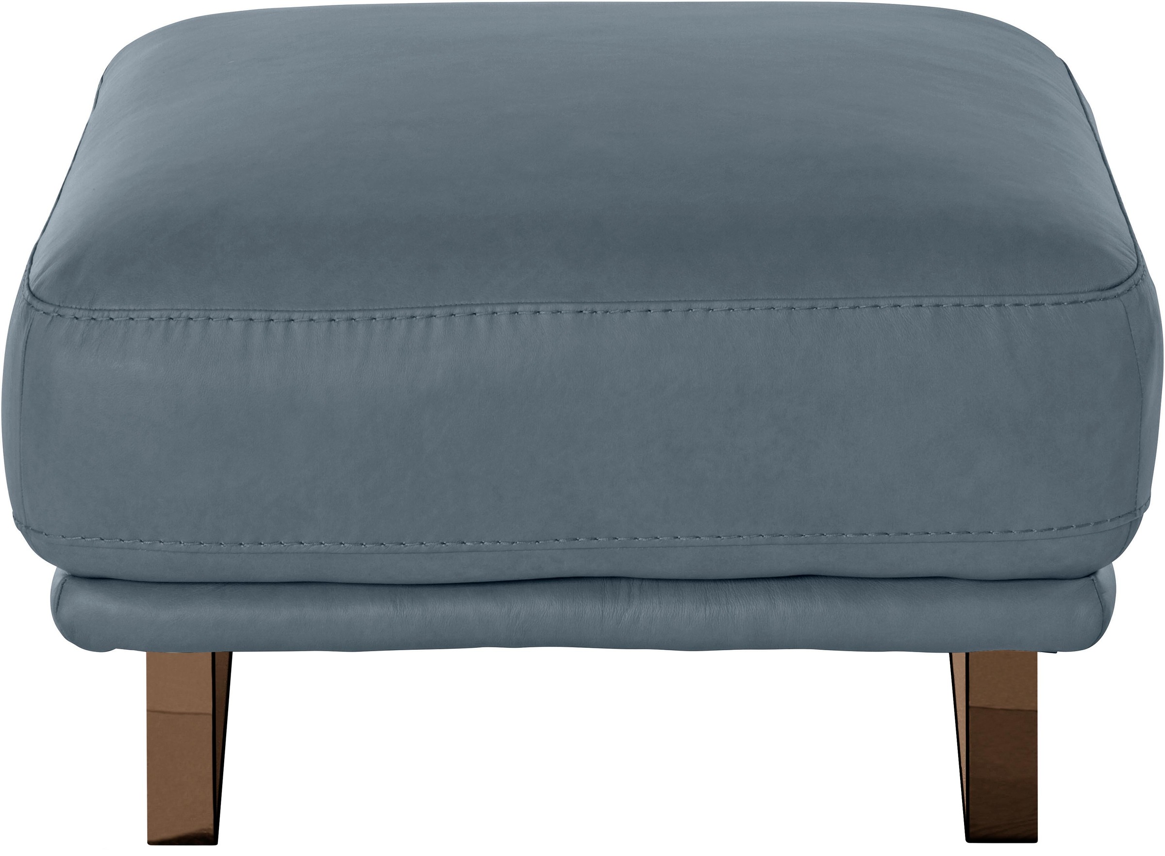 W.SCHILLIG Hocker »montanaa«, mit Metallkufen in Bronze pulverbeschichtet, Breite 71 cm