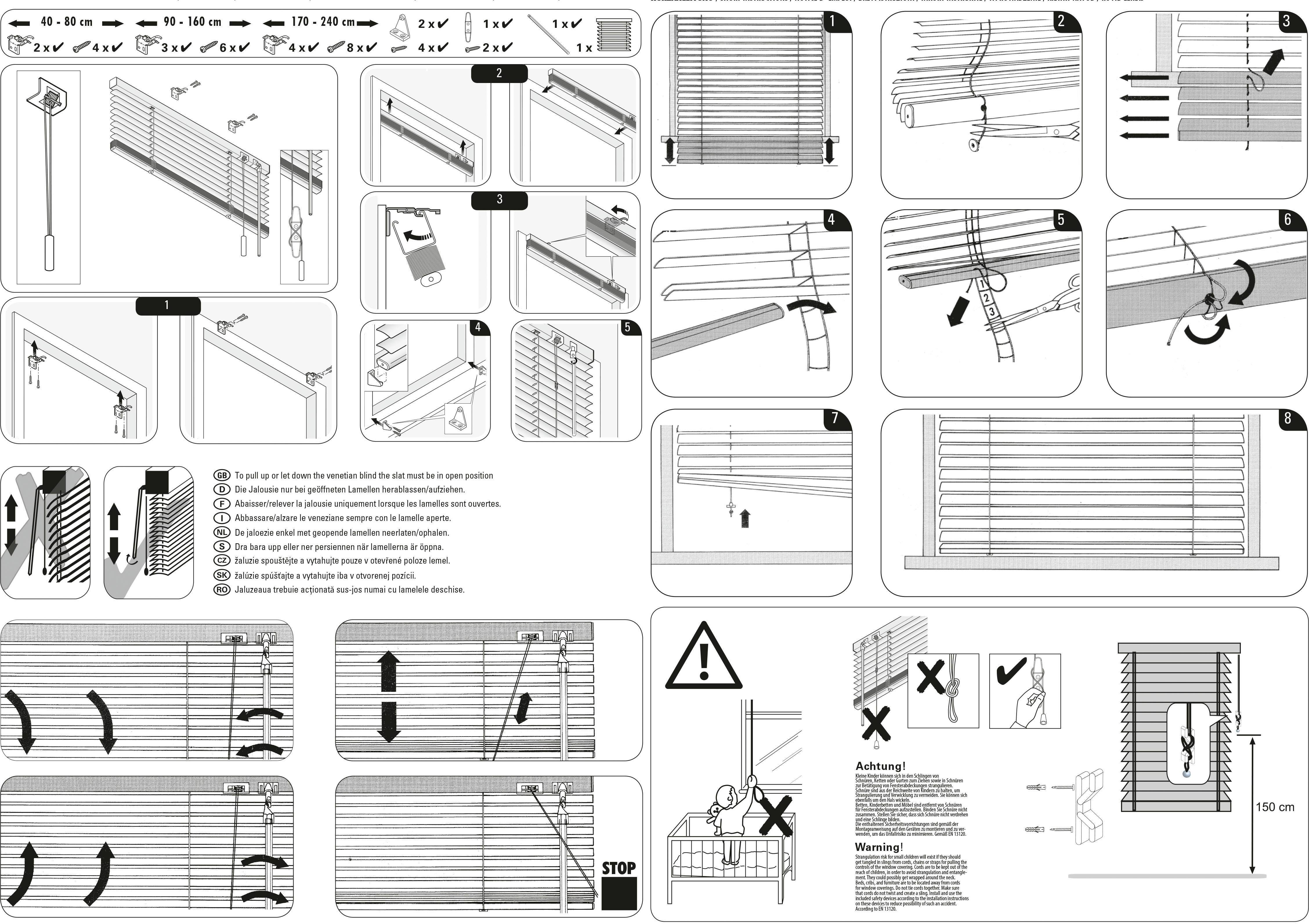 Thumbnail - GARDINIA Jalousie "Aluminium-Jalousie 25 mm", (1 St.), Jalousiebänder farblich passend
