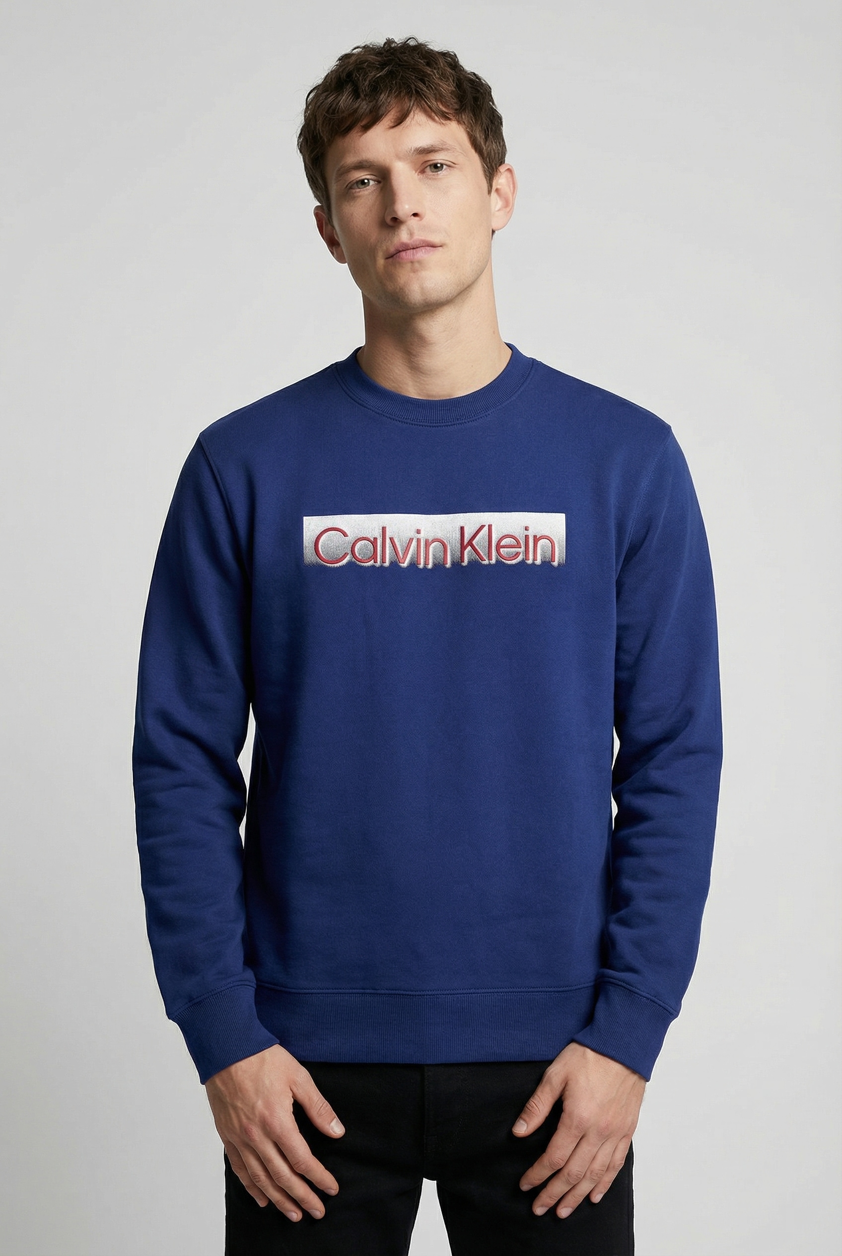 Calvin Klein Sweatshirt »EU SPORTSWEAR GRAPHIC CREWNECK«, Regular fit mit Logodruck
