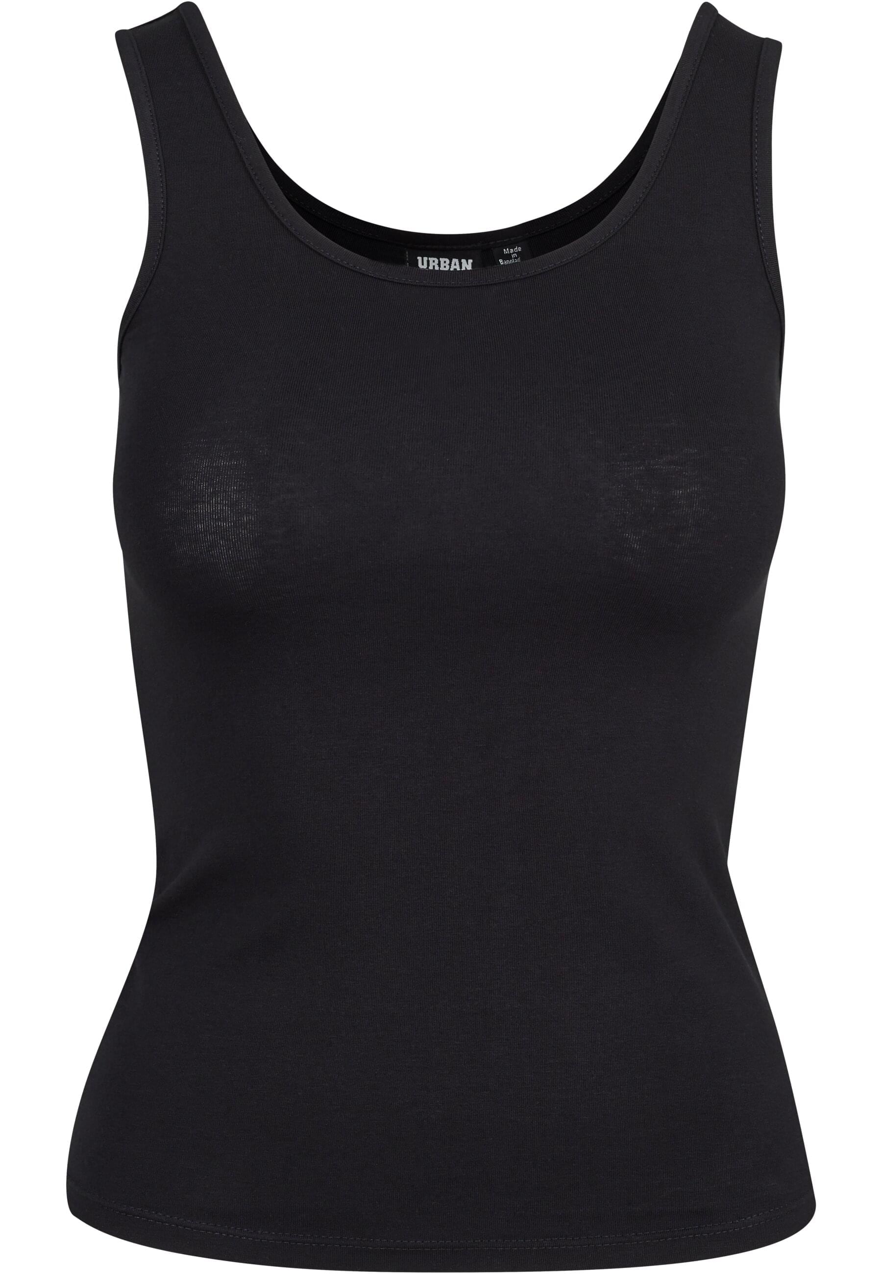 URBAN CLASSICS Muskelshirt »Urban Classics Damen Ladies 2-Pack Basic Stretch Top«, (1 tlg.)
