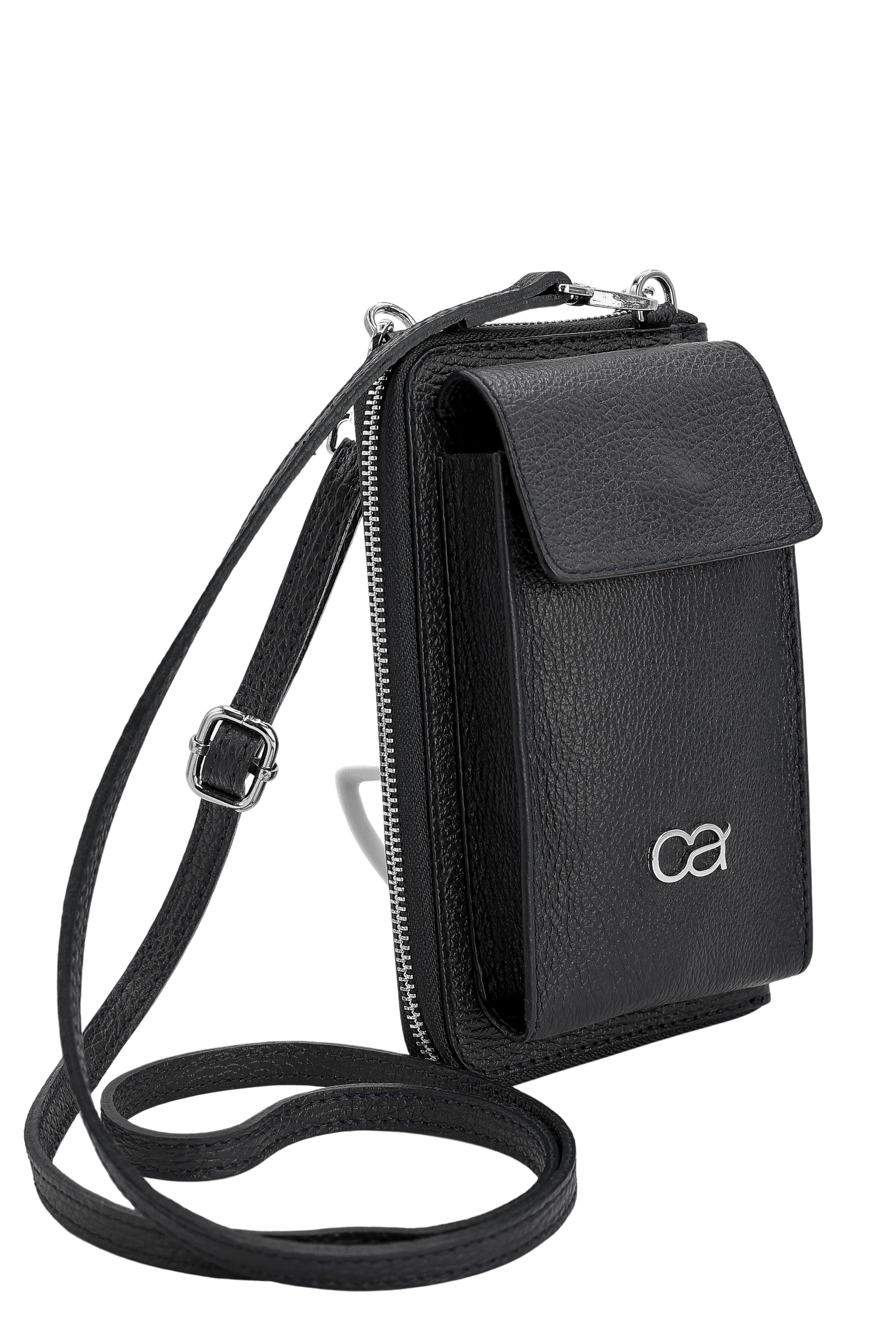 COLLEZIONE ALESSANDRO Umhängetasche »Event«, Echt Leder Handy Geldbörse zum Umhängen