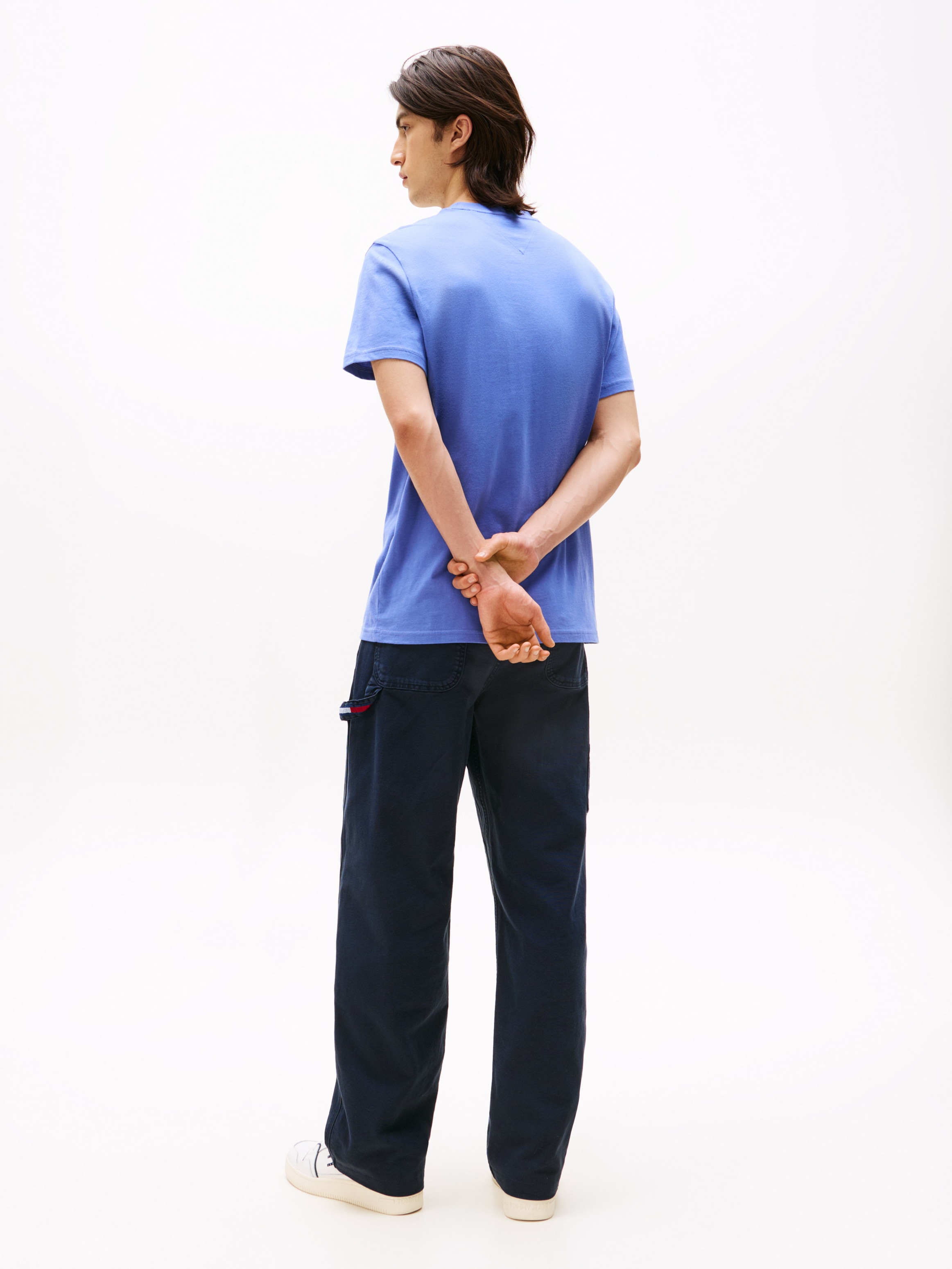 Tommy Jeans T-Shirt »TJM RWB FLAG TEE EXT«, Slim fit, mit Rundhals