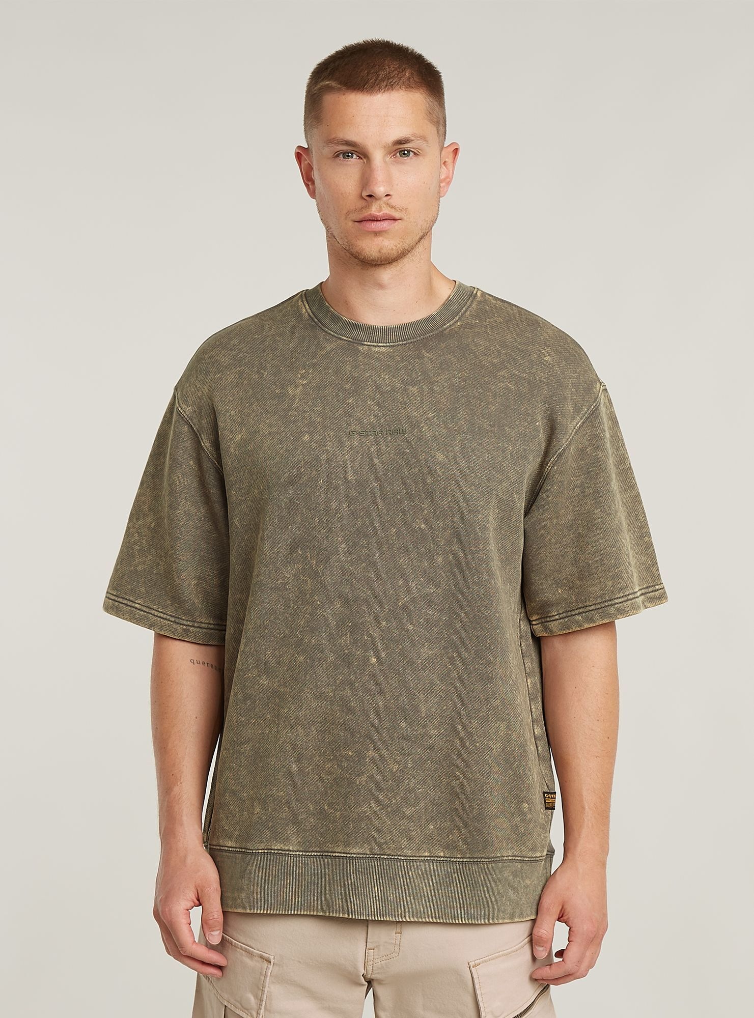 G-STAR Longpullover "Acid Wash Loose Sweater"