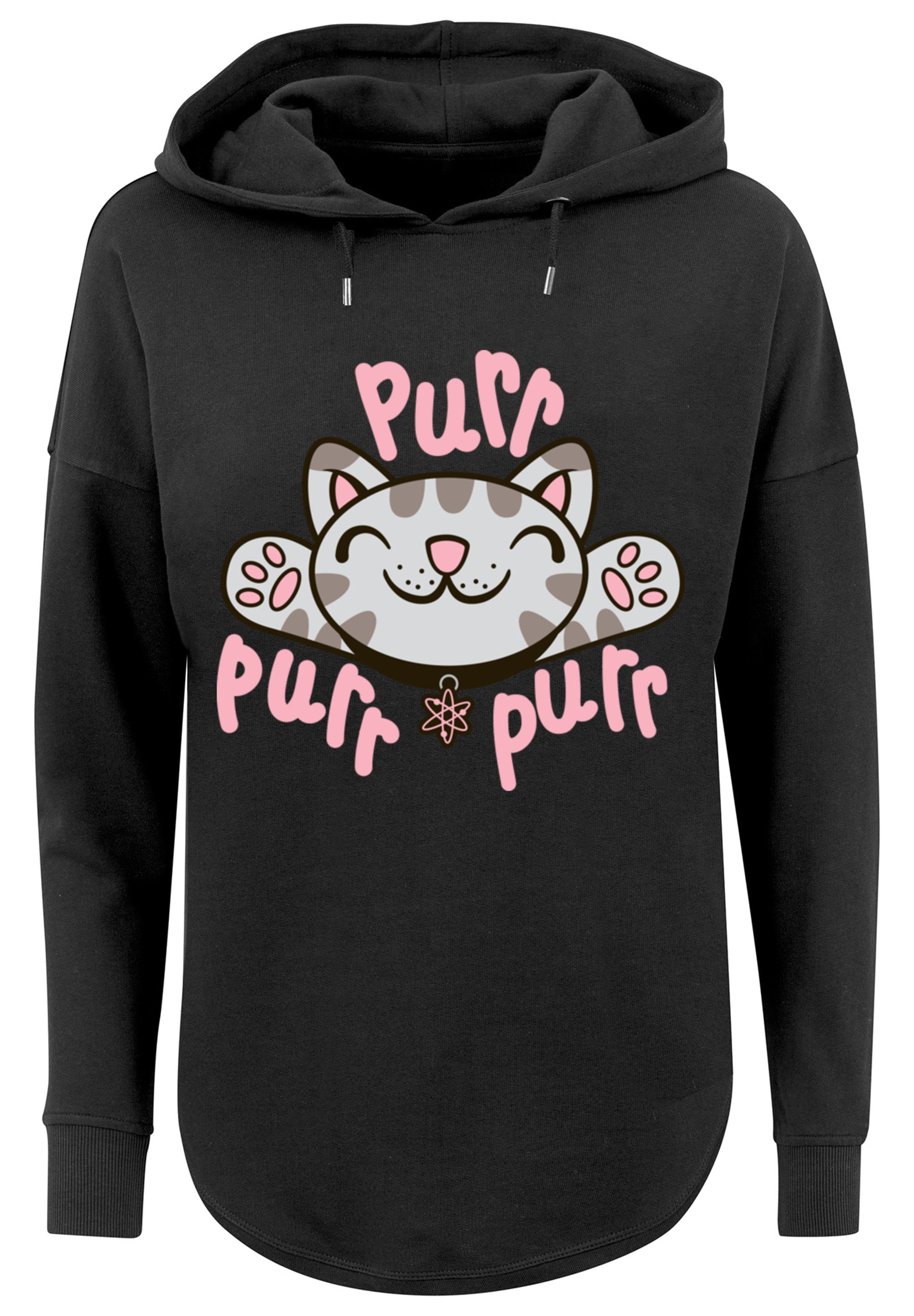 F4NT4STIC Kapuzenpullover »Big Bang Theory Soft Kitty Purr«, Print