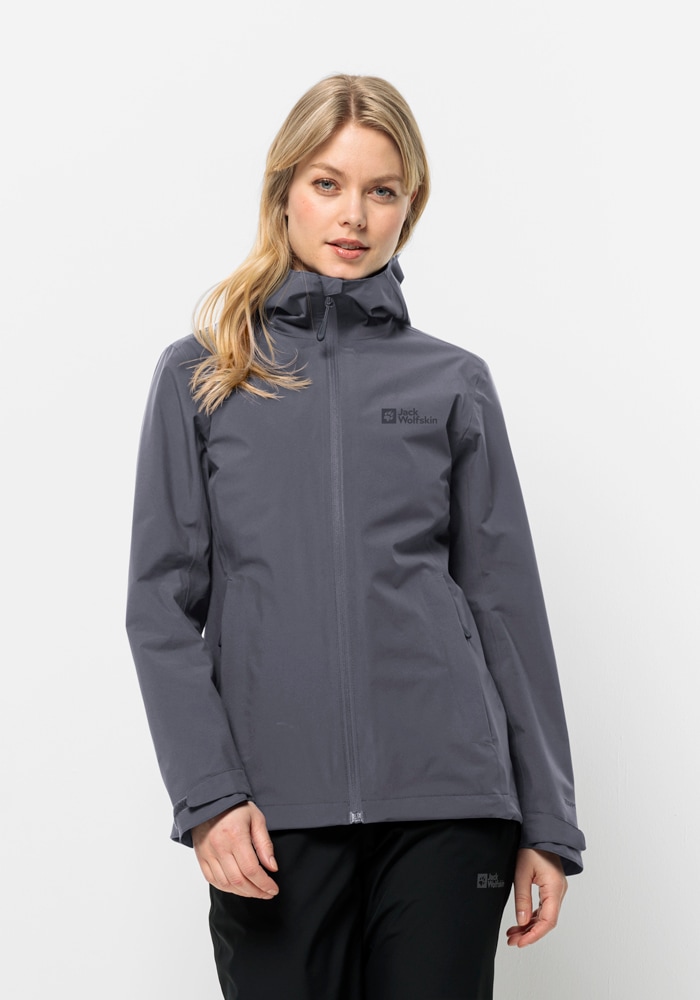 Jack Wolfskin Funktionsjacke "ROBURY 2L JKT W", mit Kapuze