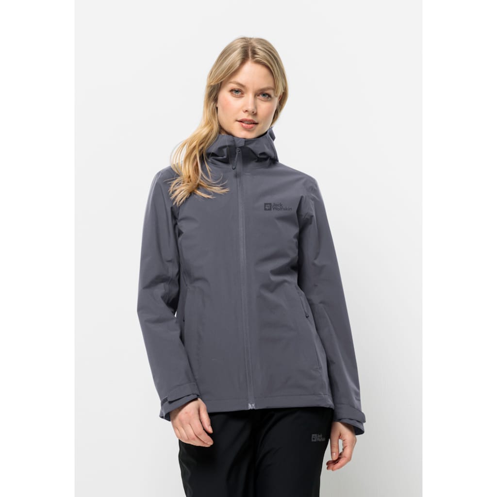 Jack Wolfskin Funktionsjacke »ROBURY 2L JKT W«, mit Kapuze